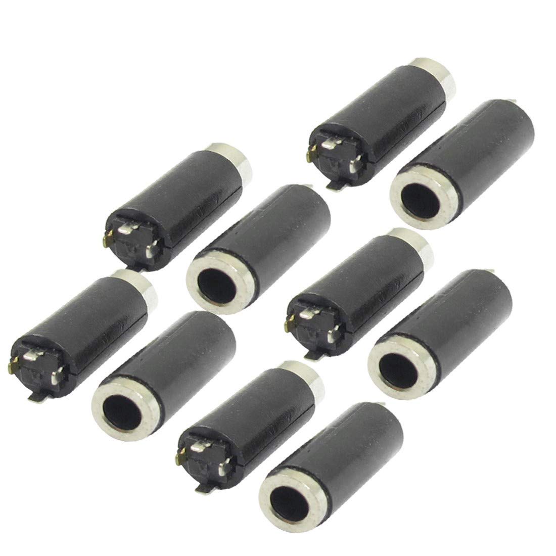 10-Pack 3.5mm Female Stereo Audio Jack Connector - 3 Pole Headphone Socket for DIY Electronics, Audio Equipment & Repair - Perfect for Headphones, Speakers, MP3 Players & Audio Projects