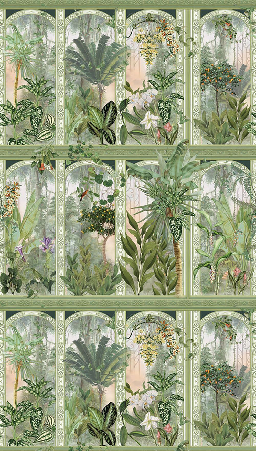 The Wall 2 Palm House - Modern Indoor/Outdoor Wall Decor for Home & Office | Perfect for Living Rooms, Bedrooms, Patios & Gardens