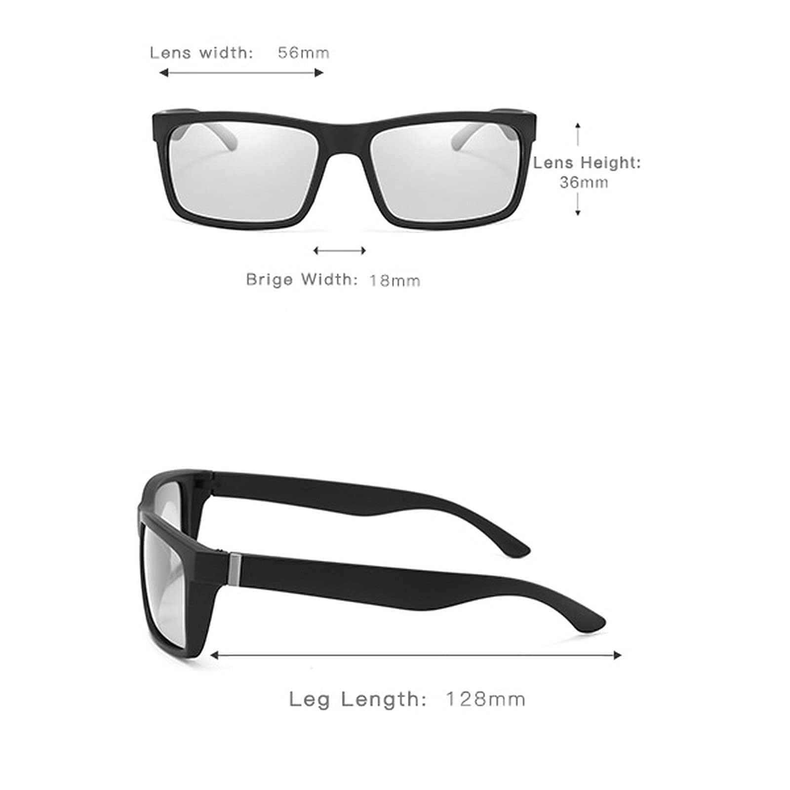 Photochromic Bifocal Reading Glasses for Men & Women - Transition Lens Presbyopic Eyewear with UV Protection - Perfect for Outdoor Sports, Driving, and Daily Reading Activities