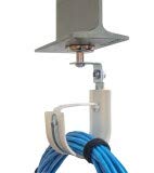 Platinum Tools 2-Inch Top Mount Magnet HPH J-Hook - Blue (HPH32MV-10BL) - 10-Pack for Secure Cable Management in Data Centers & Server Rooms