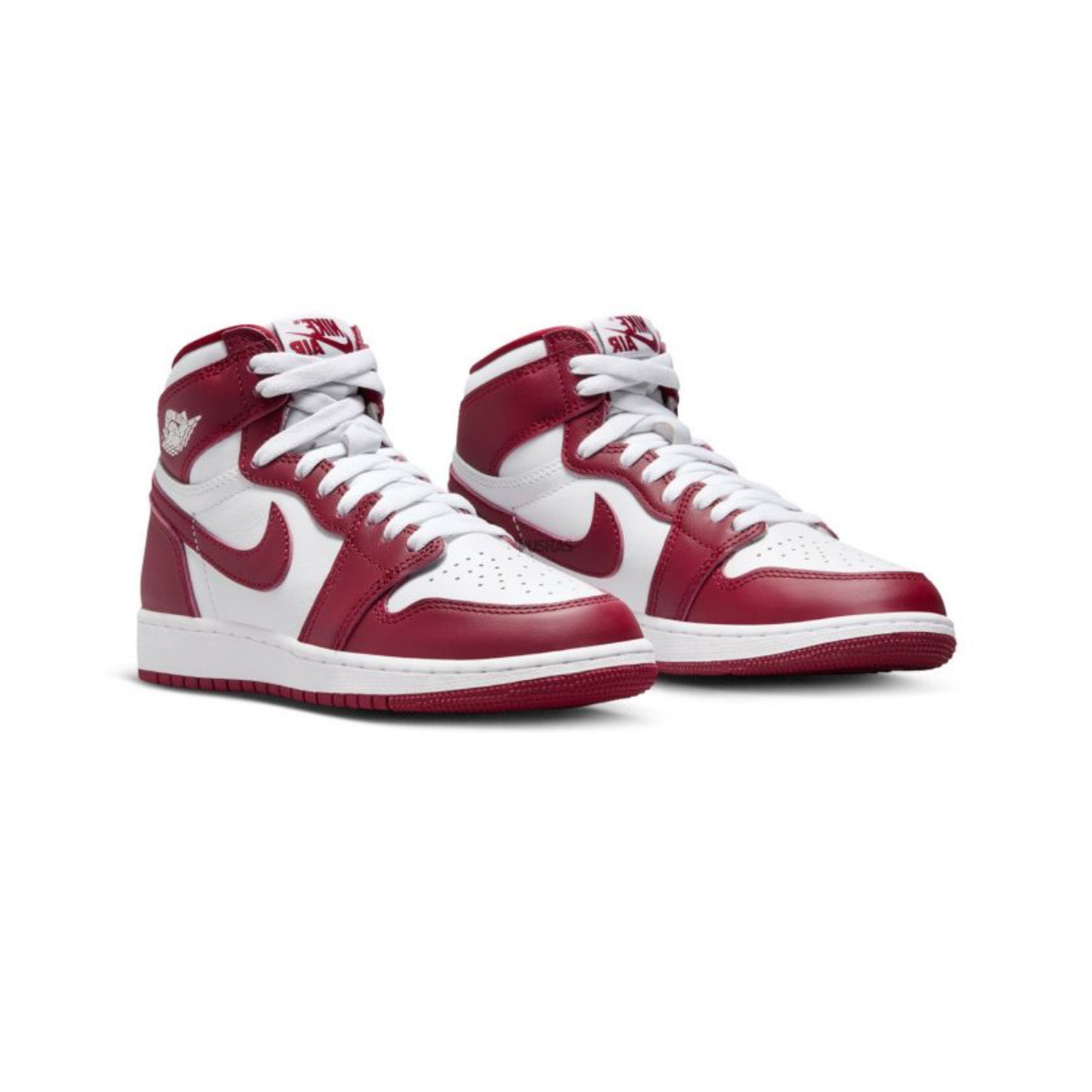 Air Jordan 1 Retro High OG Artisanal 'Team Red' GS Sneakers (2024) - Classic Basketball Shoes for Women & Girls - Perfect for Streetwear, Sports & Casual Fashion