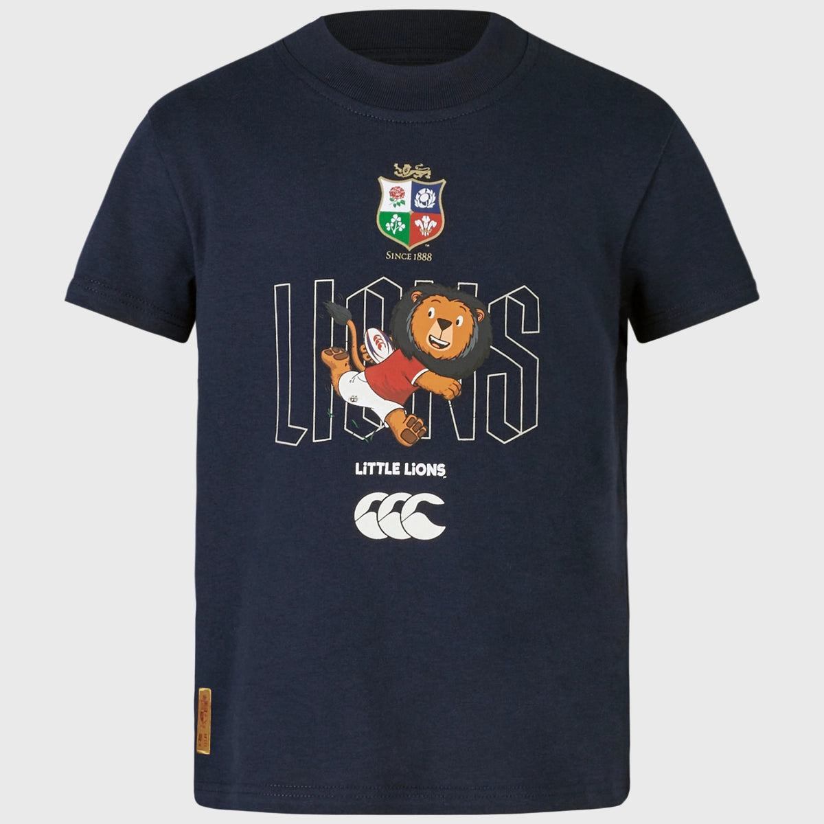 Canterbury British & Irish Little Lions Infant Tee Navy - Cute Baby Rugby Shirt for Boys & Girls - Perfect for Game Day, Family Photos & Nursery Outfits