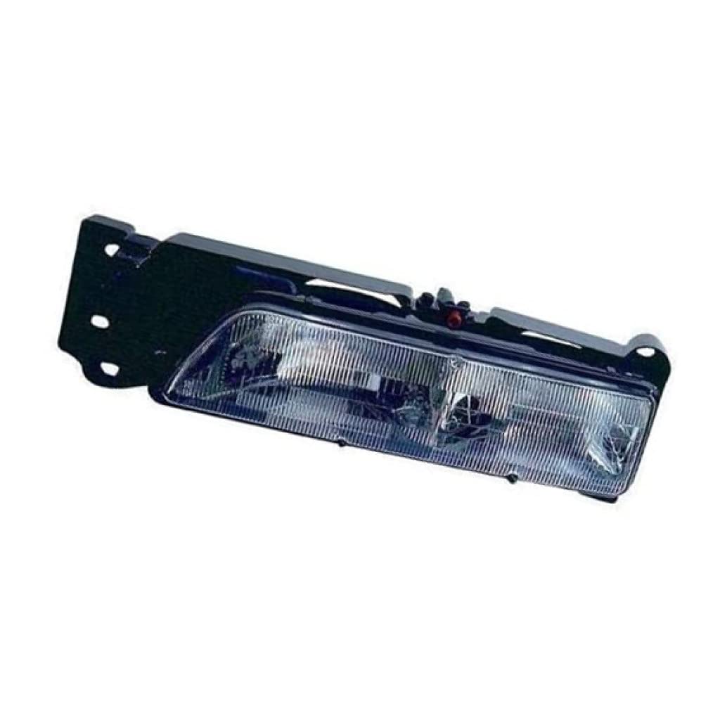 1989-1992 Pontiac Sunbird Passenger Side Headlight Assembly Replacement - GM2503102 16509404 | Direct Fit Headlamp for Improved Night Driving Safety