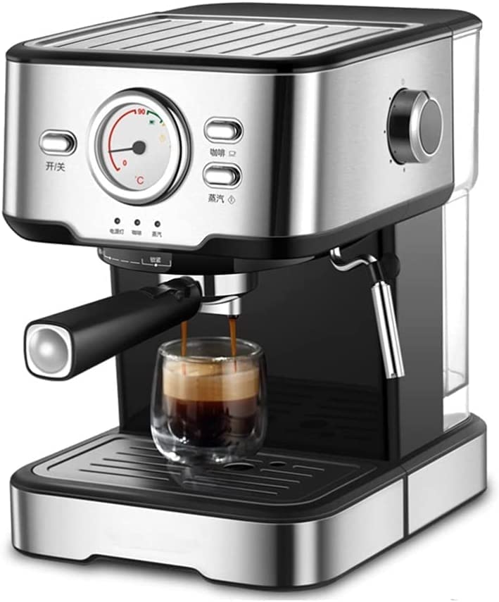 JYYBN 20 Bar Espresso Machine with Milk Frother - Automatic Coffee Maker for Espresso, Latte & Cappuccino - 1.5L Removable Water Tank - Perfect for Home, Office & Coffee Shops