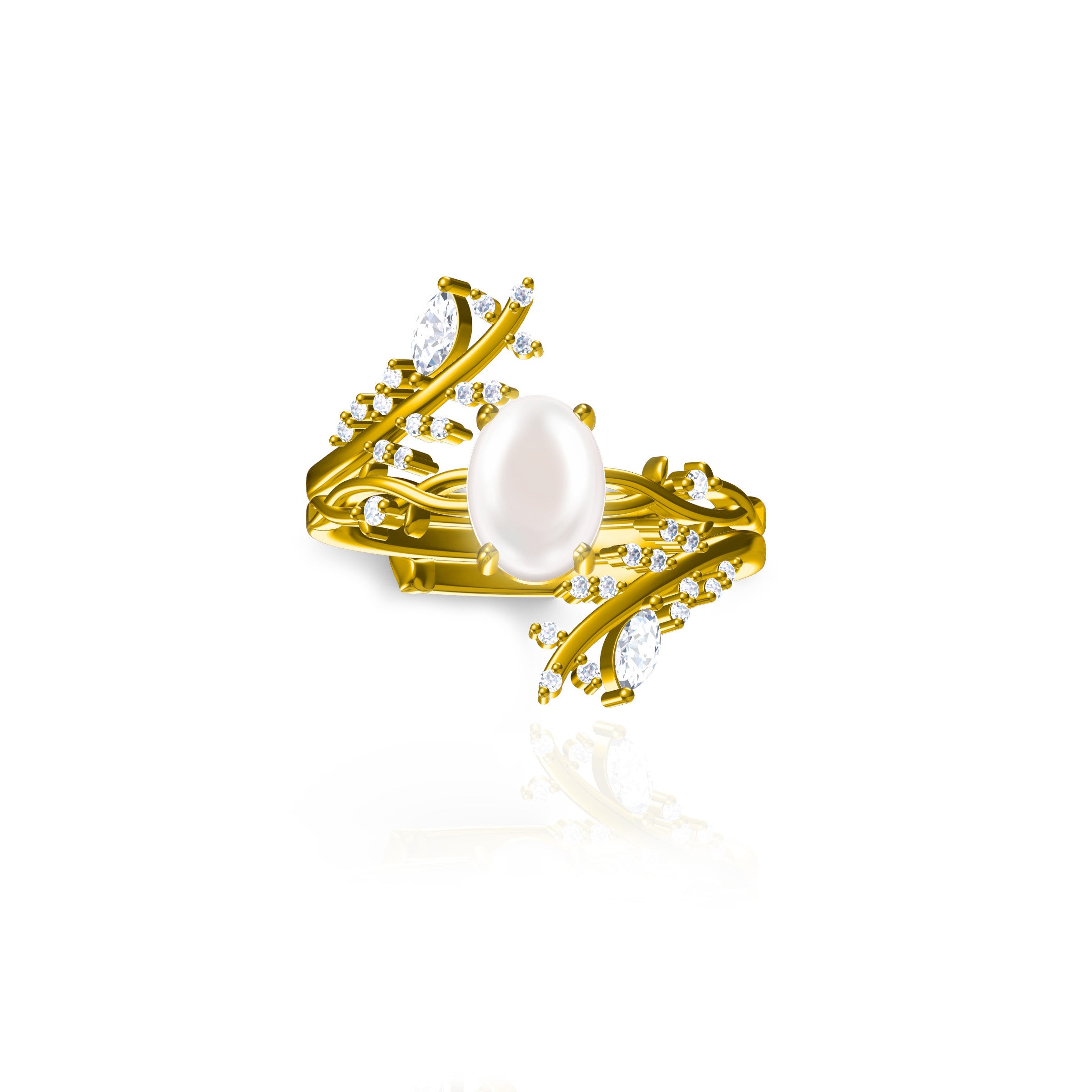 14K Solid Gold Marquise Breastmilk Keepsake Ring for New Moms - Perfect for Nursing, Breastfeeding & Cherishing Precious Memories