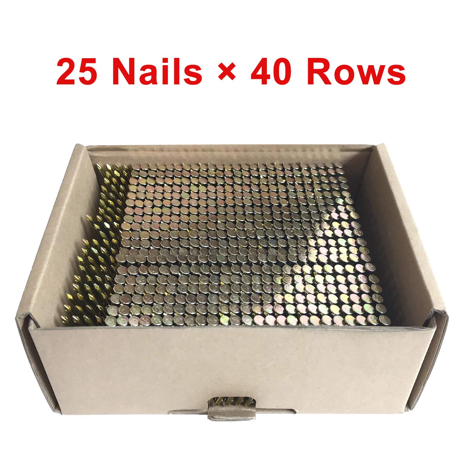BHTOP 3-1/4 Inch 21 Degree Framing Nails - Smooth Shank Plastic Collated for Framing Nailers (3-1/4
