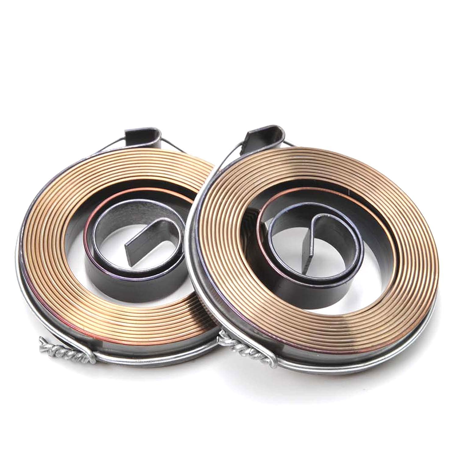 2Pcs Drill Press Return Spring Assembly - 0.8 x 8 x 1540 x 50mm Quill Spring Feed Return Coil Spring Replacement Parts for Drill Press Machine - Perfect for Woodworking, Metalworking & DIY Projects