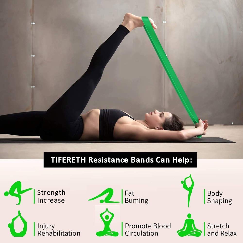 Premium Pull-Up Bands Set - Heavy Duty Resistance Bands for Women & Men - Workout Bands for Strength Training, Yoga, Fitness - Ideal for Gym, Home & Outdoor Exercise