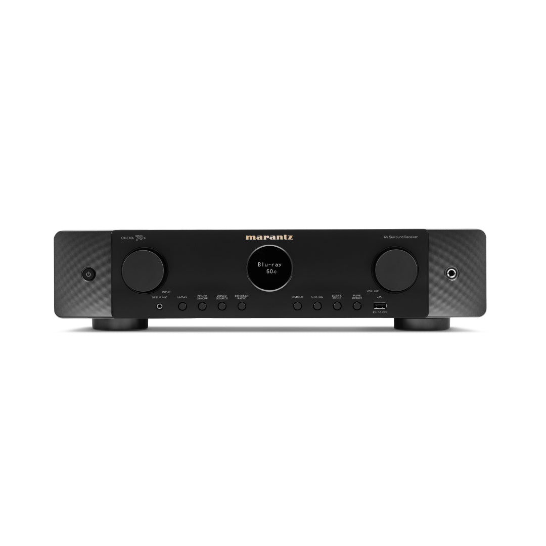 Marantz Cinema 70s Slim 7.2 Channel 8K AV Receiver - Home Theater System for Movies, Music & Gaming