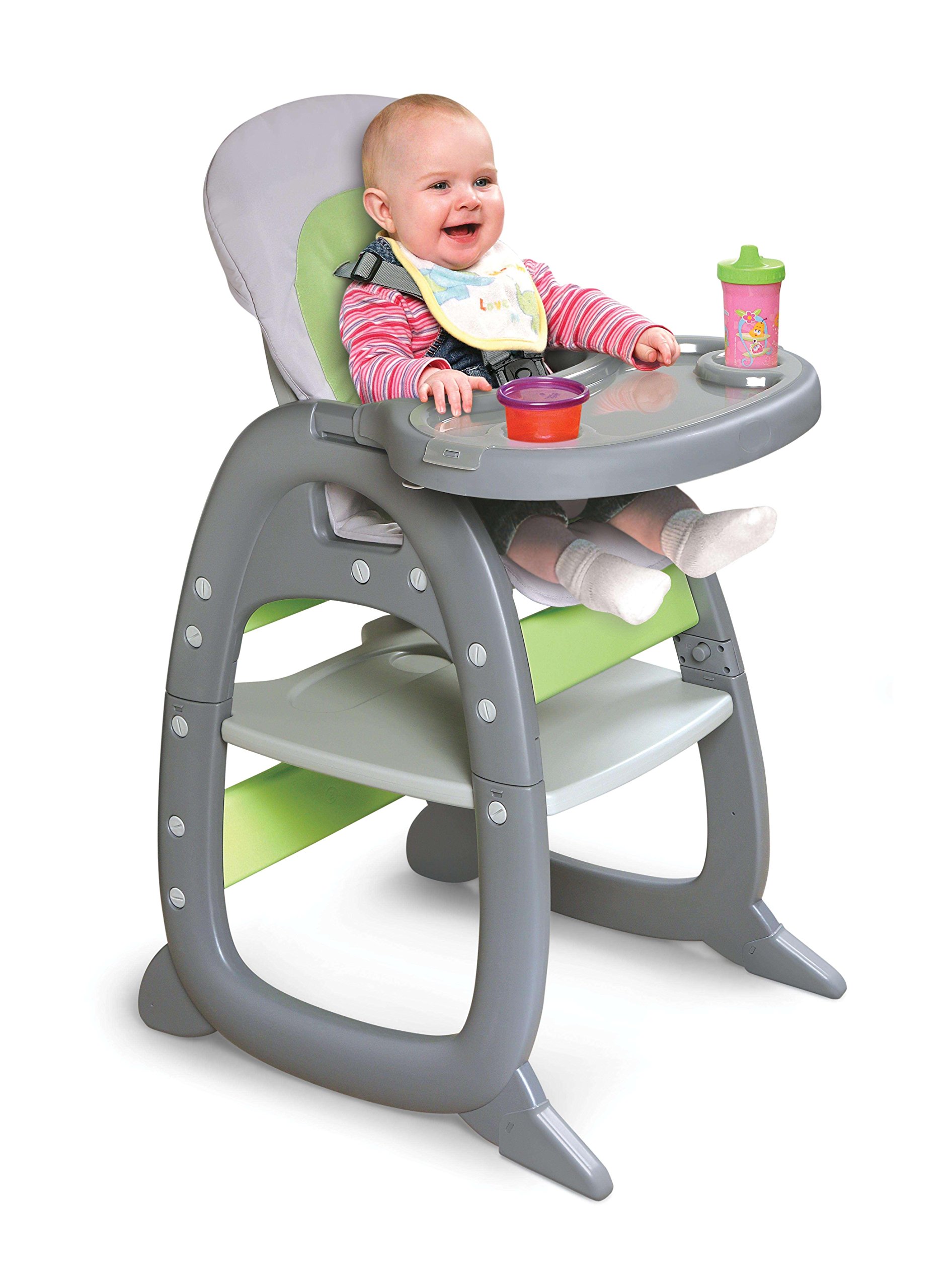 Envee II Convertible Baby High Chair with Toddler Playtable & Chair - Safe Dining & Playtime Solution for Infants to Toddlers - Perfect for Home, Restaurant & Daycare Use