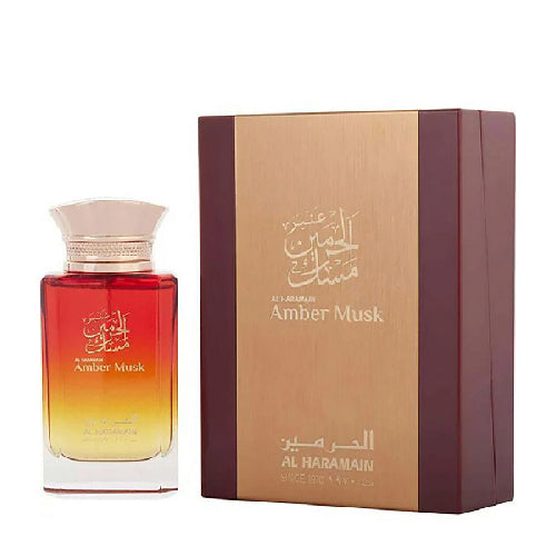 Al Haramain Amber Musk 100ml Eau De Parfum - Unisex Fragrance for Men & Women | Long-Lasting Scent for Date Night, Office & Special Occasions