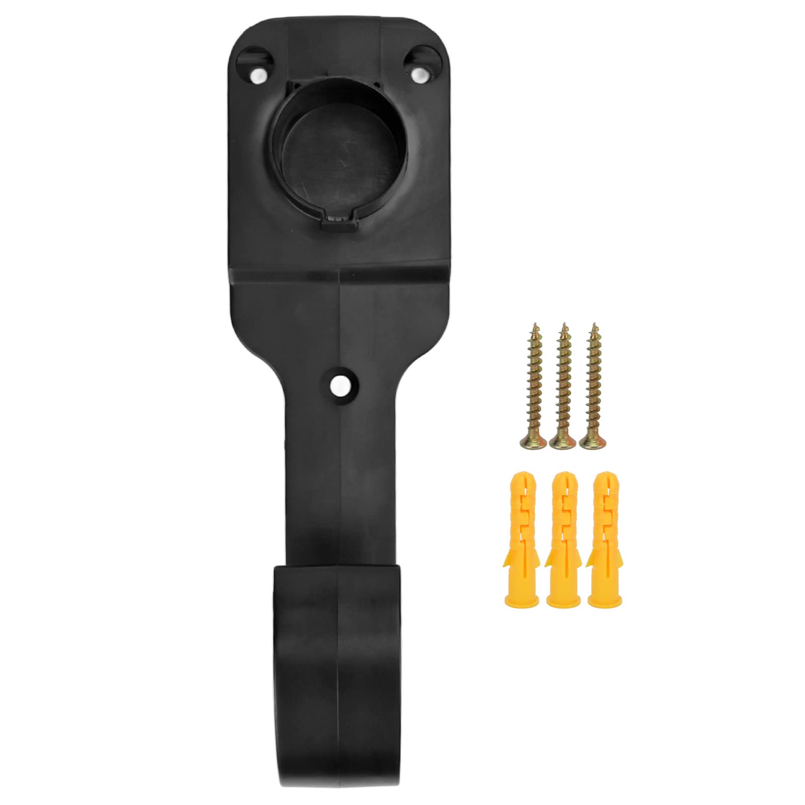 Aramox Universal EV Charger Holder for Type 1 Plug - Wall Mount Electric Vehicle Charging Nozzle Holster Dock | Perfect for Home Garage, Workplace & Public Charging Stations