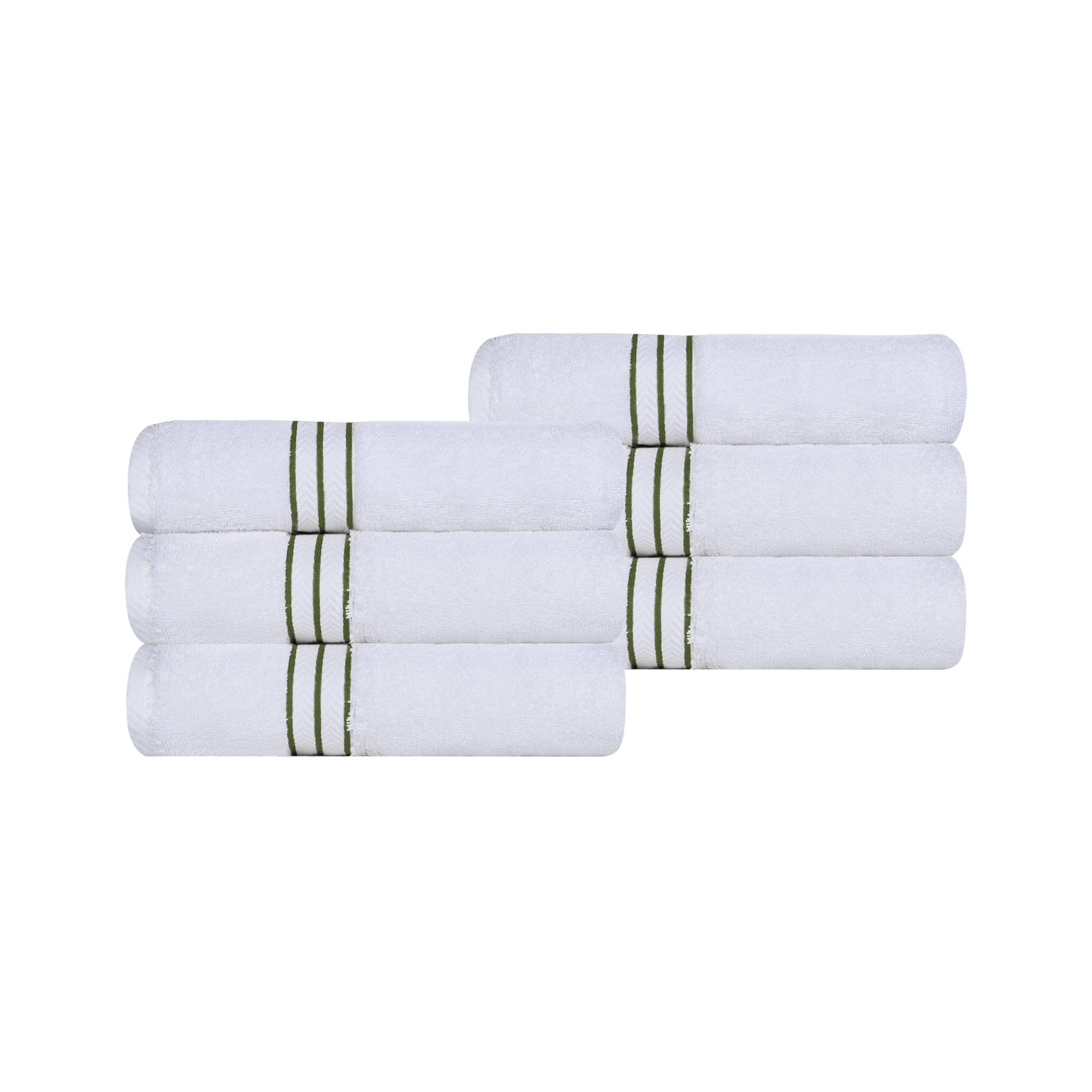 White/Forest Green