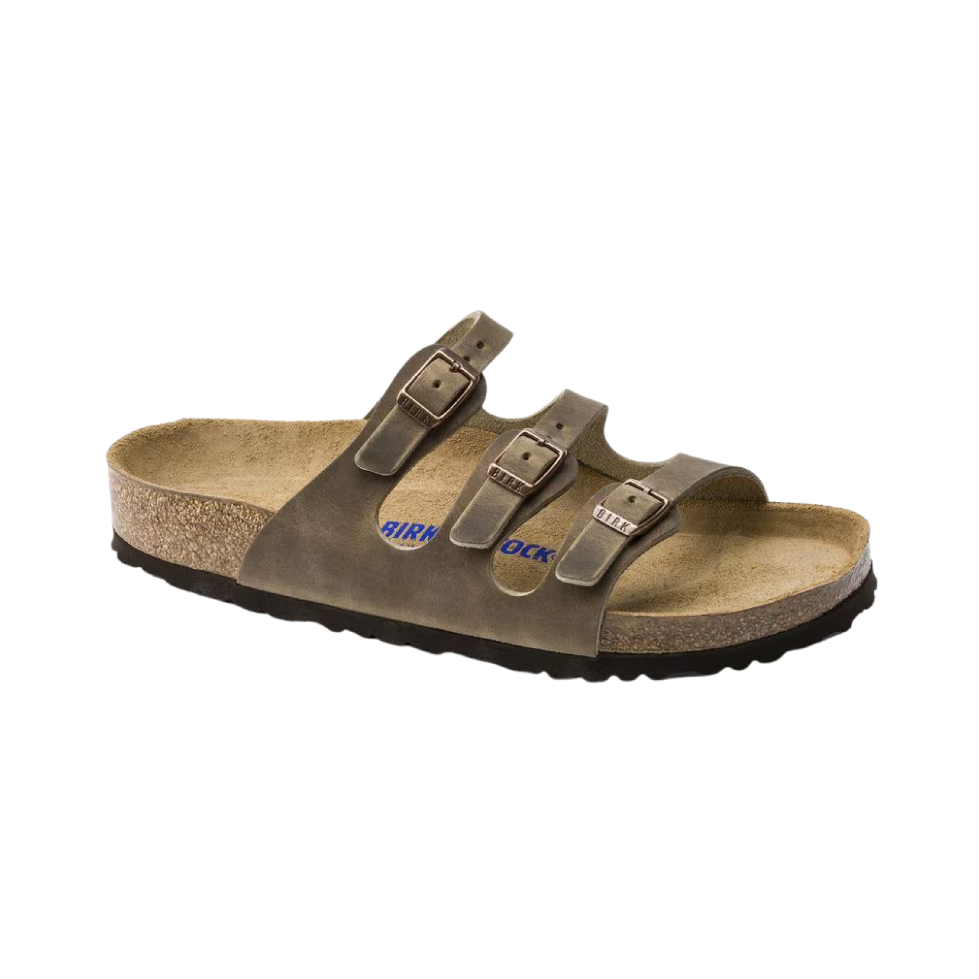 Women's Florida Soft Footbed Sandals - Oiled Leather in Tobacco Brown | Comfortable & Stylish for Beach, Travel & Everyday Wear