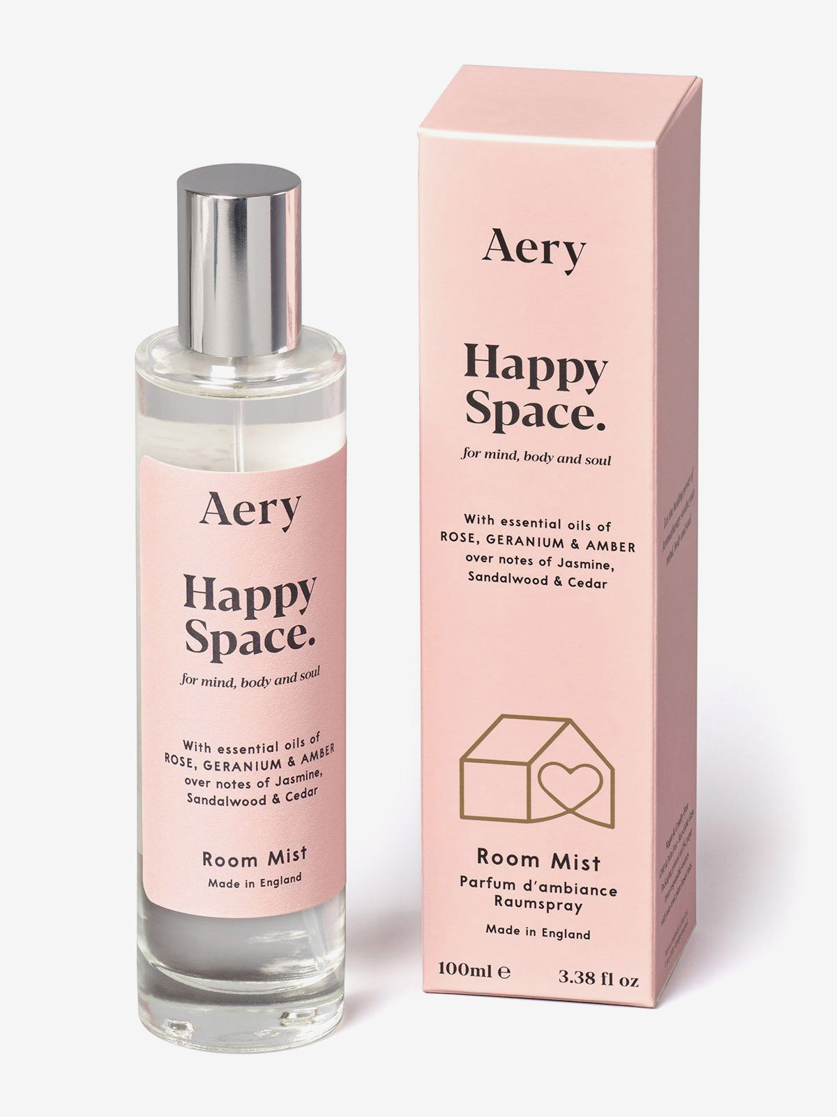 Aery Happy Space Aromatherapy Room Spray - Relaxing & Uplifting Scent for Home, Office & Bedroom