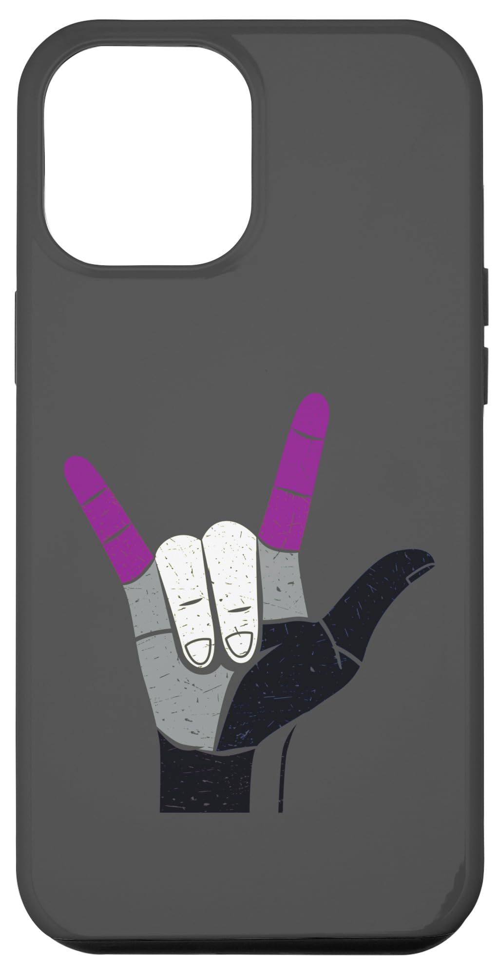 iPhone 12 Pro Max Case with Asexual Pride Flag Design - Durable Protective Cover for LGBTQ+ Support | Perfect for Pride Events, Daily Use & Showing Your Identity