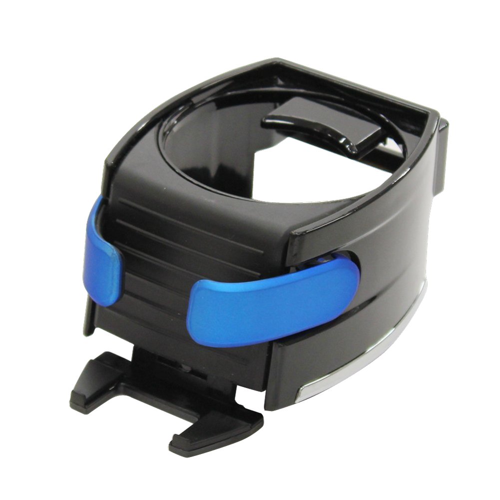 MIRAREED JDM Car Cup Holder Phone Mount - Universal Smartphone Holder for iPhone, Samsung, Android - Black/Blue (Model SP-206) - Perfect for Road Trips, Commuting & Hands-Free Driving