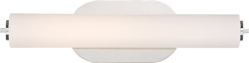 14W Lana 1 Light LED Vanity & Wall Sconce in Polished Nickel - Perfect for Bathroom, Bedroom and Hallway Lighting