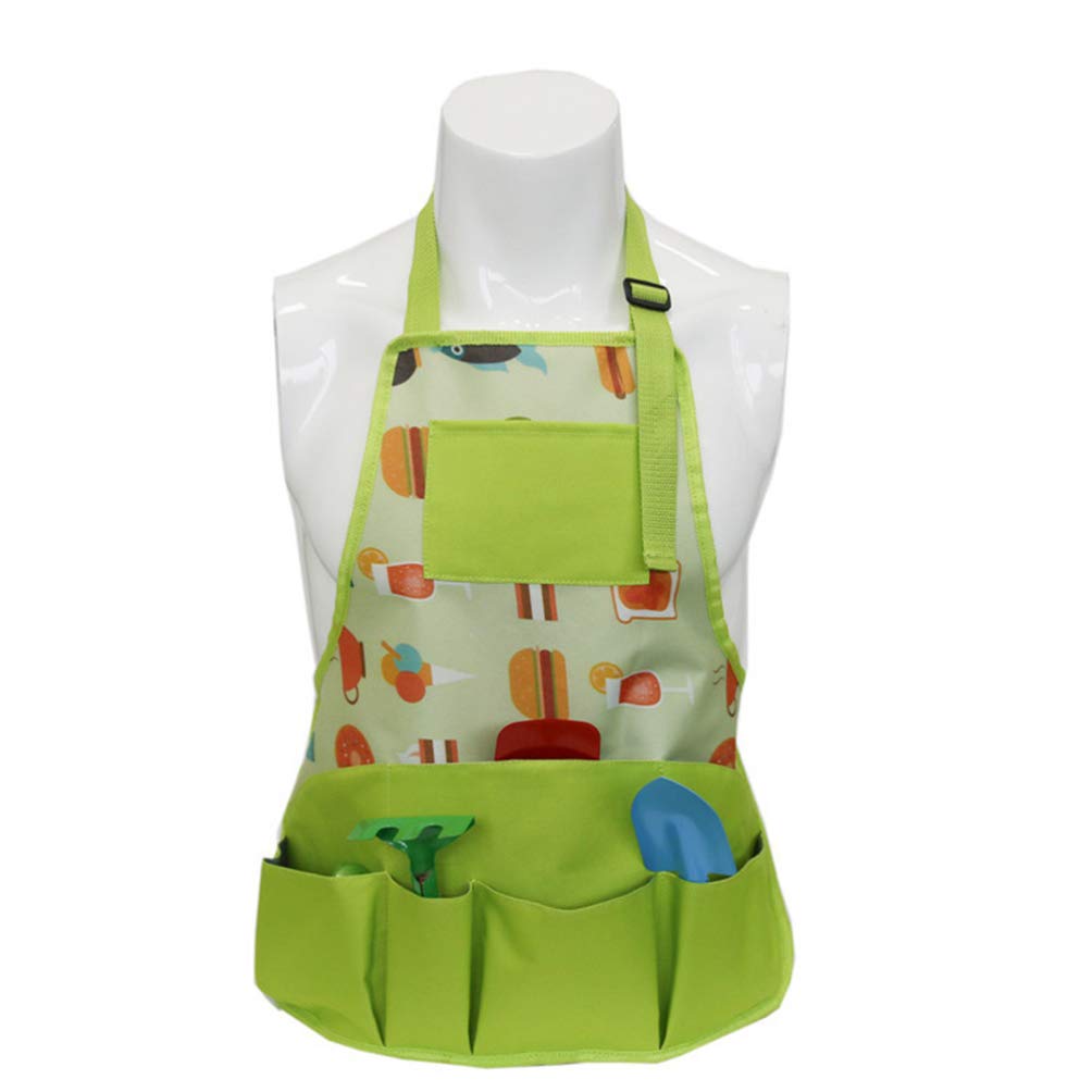 Yardwe Kids Gardening Set - 6-Piece Children's Garden Tools with Adjustable Apron & Storage Bag - Outdoor Gardening Kit for Toddlers & Preschoolers (Ages 3-8) - Perfect for Backyard Planting, School Projects & Nature Exploration