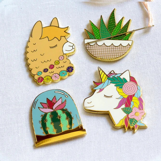 Cactus Magnetic Needle Minder for Cross Stitch & Embroidery - Secure Your Needles While Crafting | Perfect for Sewing, Knitting & DIY Projects