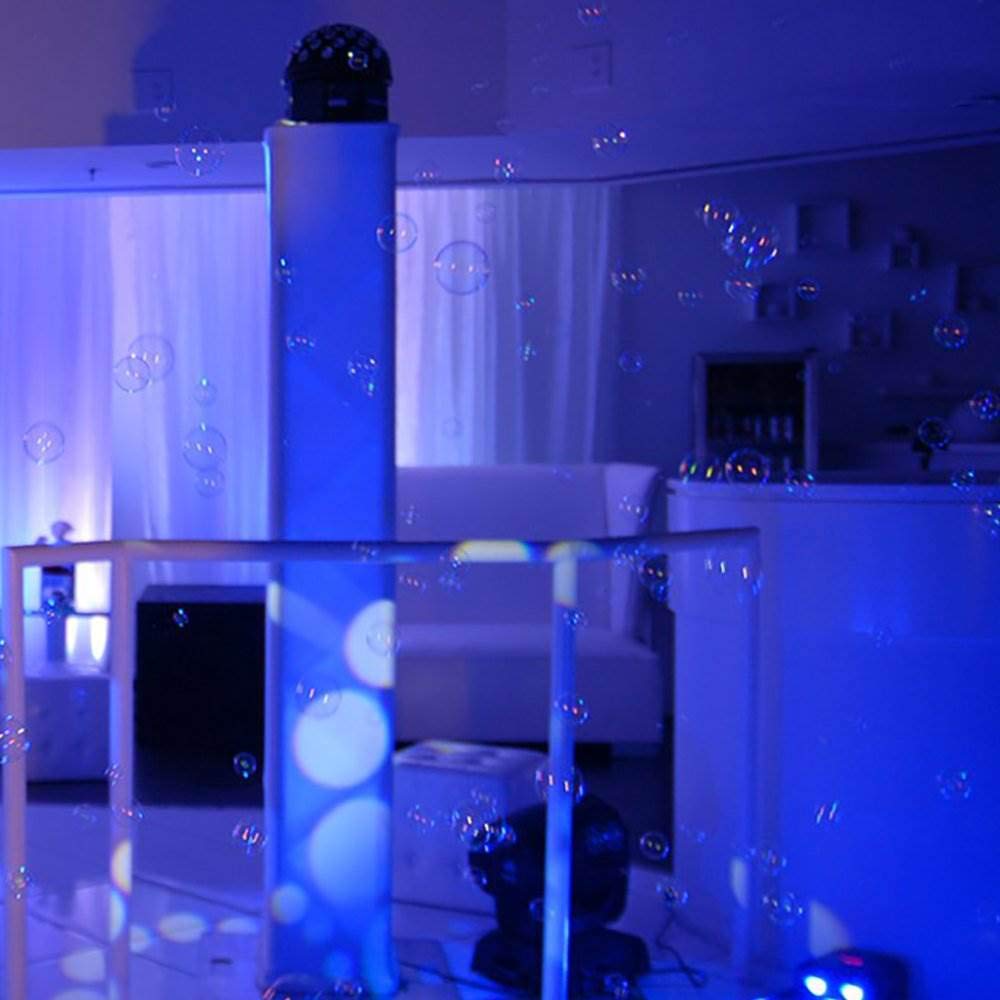 CHAUVET DJ Bubble King Bubble Machine - Professional 120V 60Hz Silver Bubble Maker for DJ Parties, Weddings & Outdoor Events | High-Output Special Effects Equipment