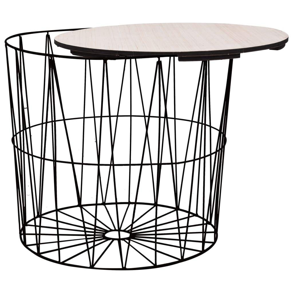 FAMIROSA Modern Coffee Table Set of 4 - Black Wooden Living Room Furniture for Home Decor | Perfect for Living Room, Lounge, Office & Small Spaces