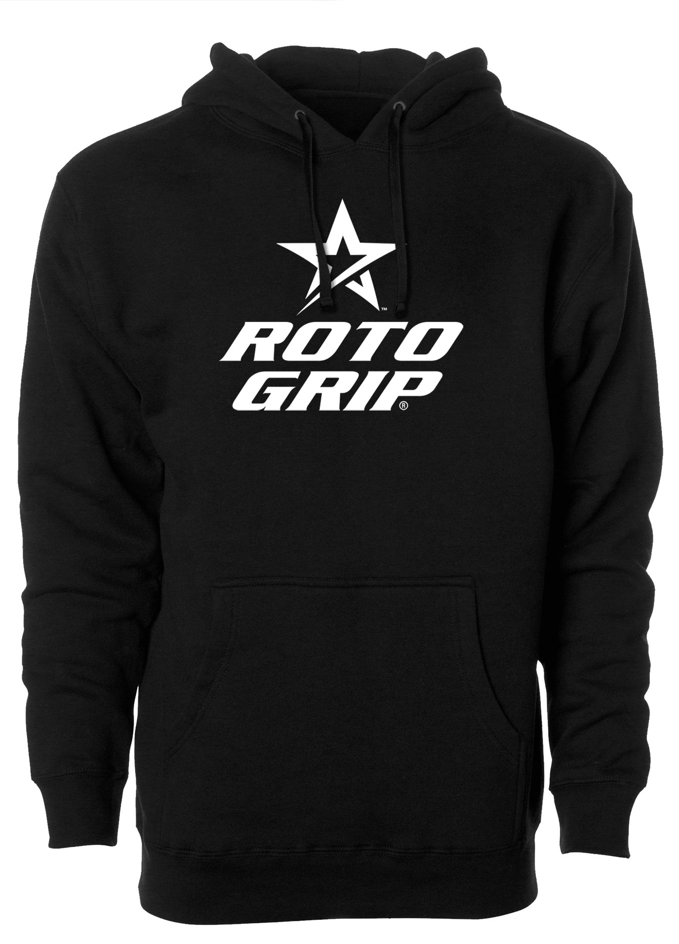 Roto Grip Classic White Hoodie for Men & Women - Soft Cotton Pullover Sweatshirt for Bowling, Casual Wear & Outdoor Activities