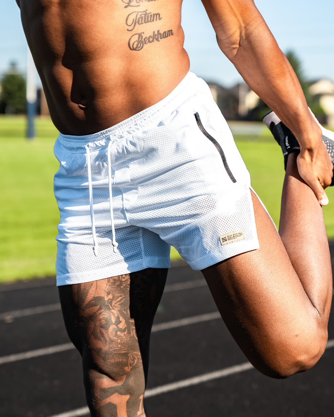 Men's Momentum Patch Shorts Bundle - Comfortable Athletic Shorts for Running, Gym & Casual Wear - 2-Pack Quick-Dry Workout Shorts with Pockets