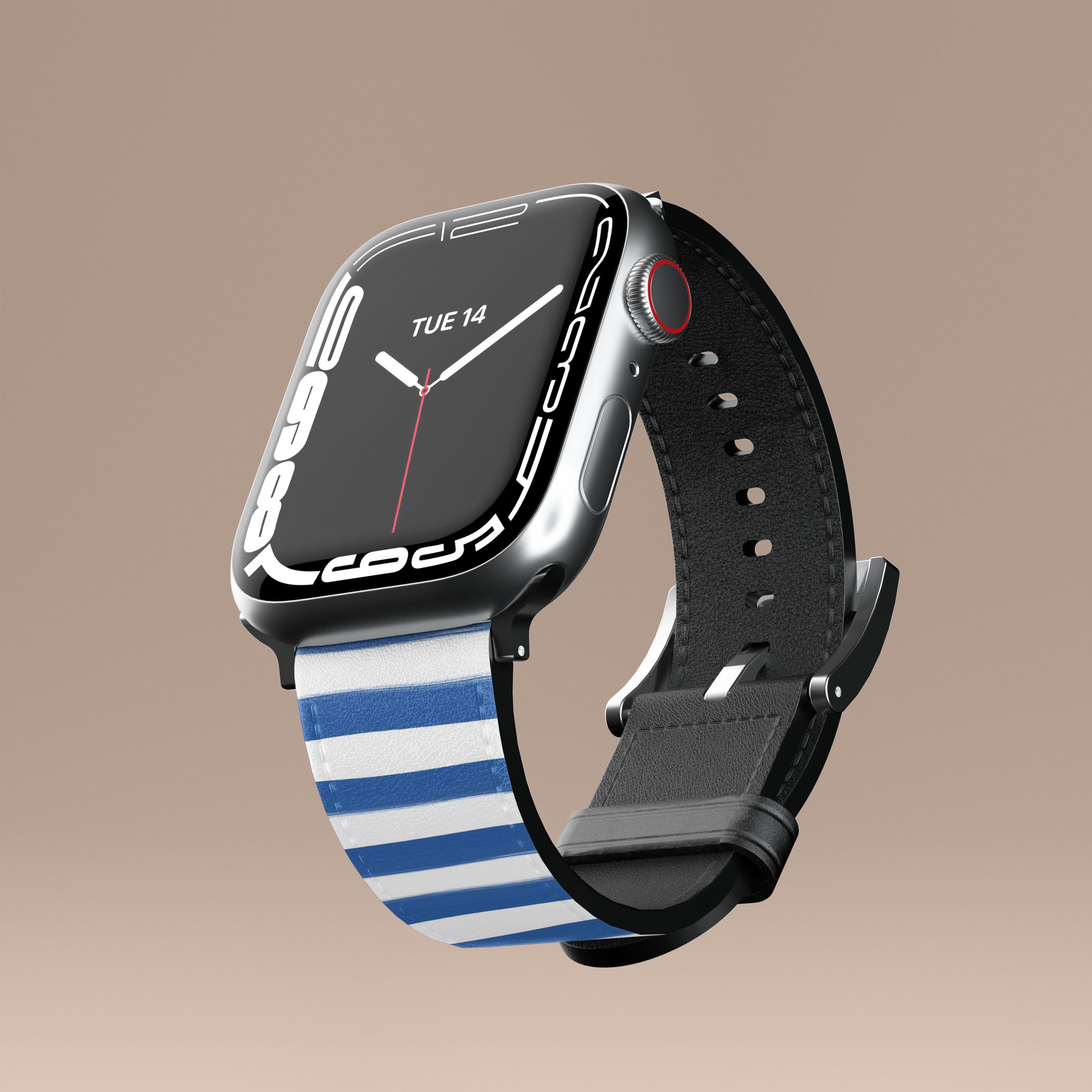 Premium Sailor Lines Apple Watch Band - Stylish & Durable Replacement Strap for Apple Watch Series 1-9 - Perfect for Sports, Workouts & Everyday Fashion