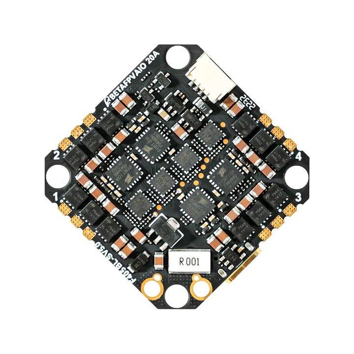 BETAFPV Toothpick F405 2-4S 20A AIO Brushless Flight Controller V5 with BLHeli_S and ICM42688 Gyro - Perfect for FPV Drone Racing and Freestyle Flying