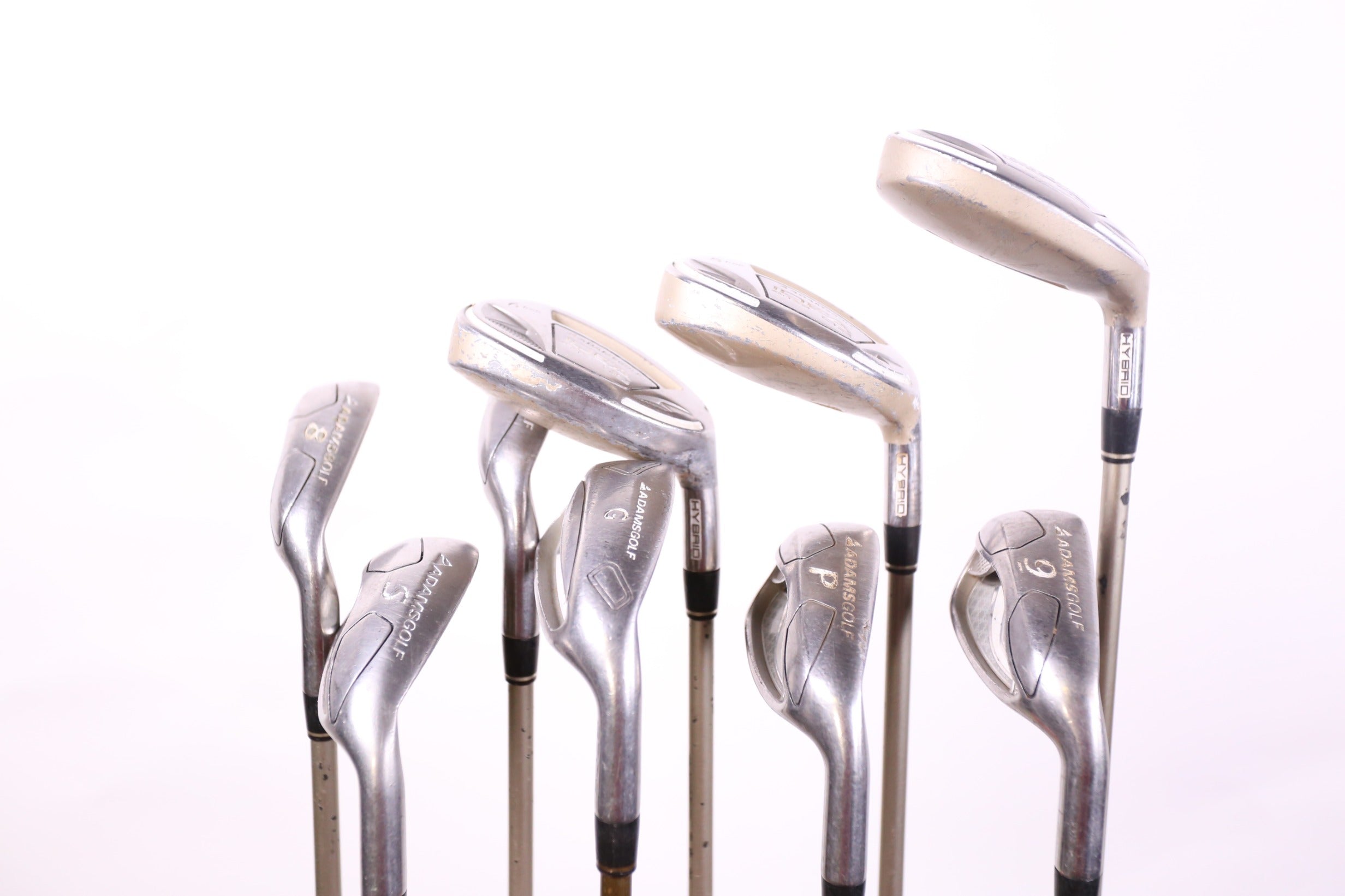 Adams Idea a12OS Hybrid Iron Set for Women - Right Handed 4-PW, GW, SW with Ladies Flex - Perfect for Golf Beginners & High Handicappers