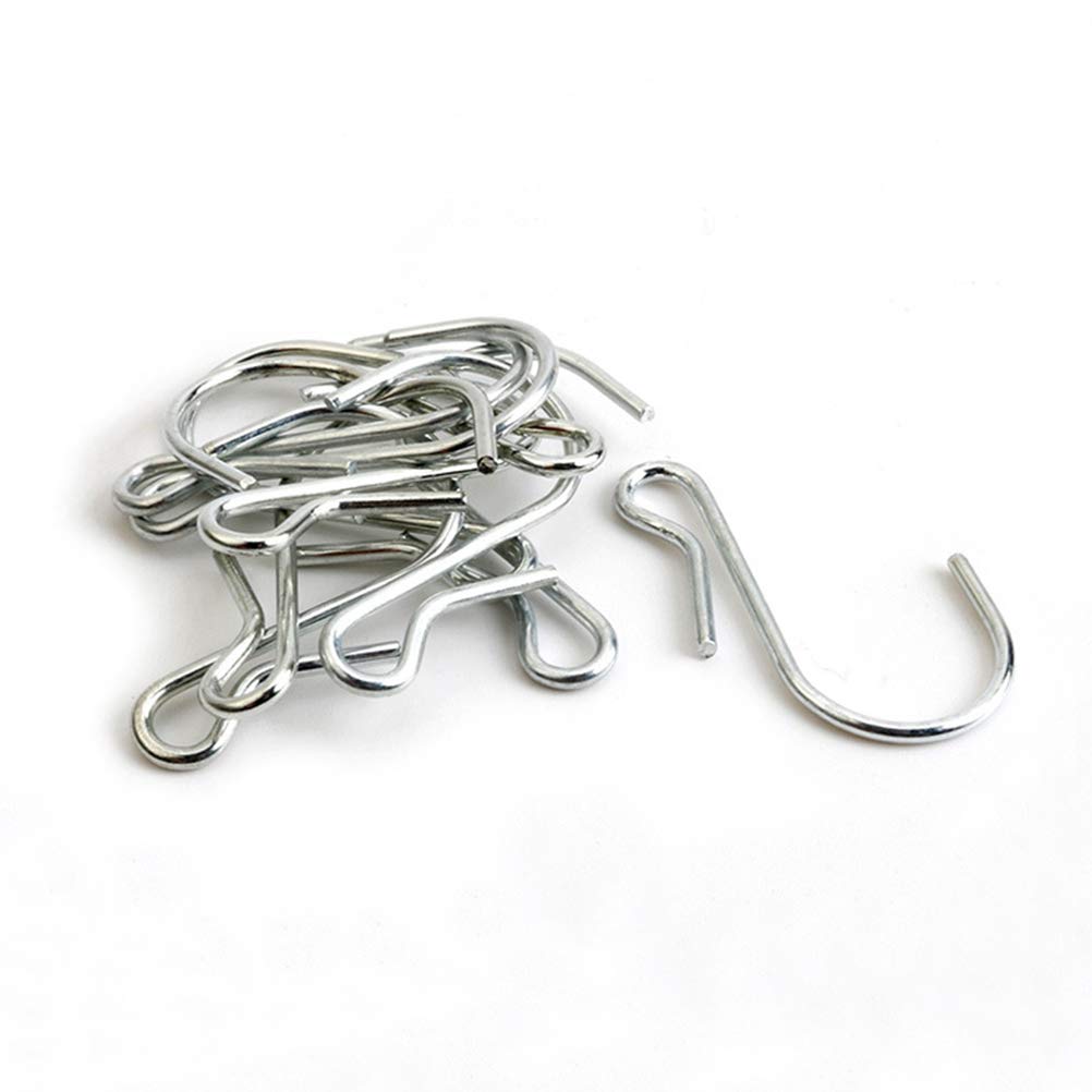 72pcs Metal S Hooks for Kitchen Storage & Organization - Space Saving Hangers
