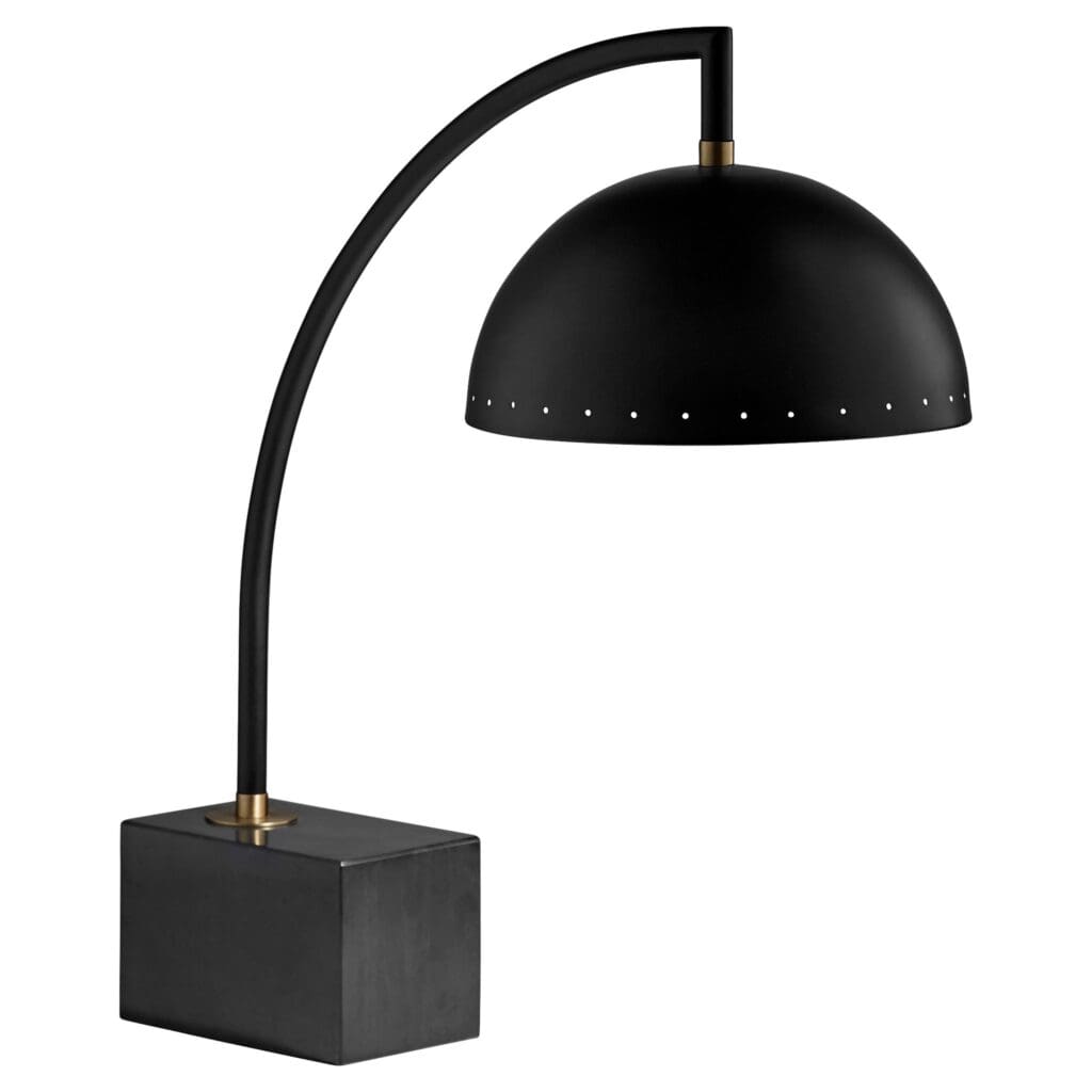Cyan Design 11221 Mondrian Table Lamp - Modern Black Desk Lamp for Home & Office - Stylish Lighting for Living Room, Bedroom, or Workspace