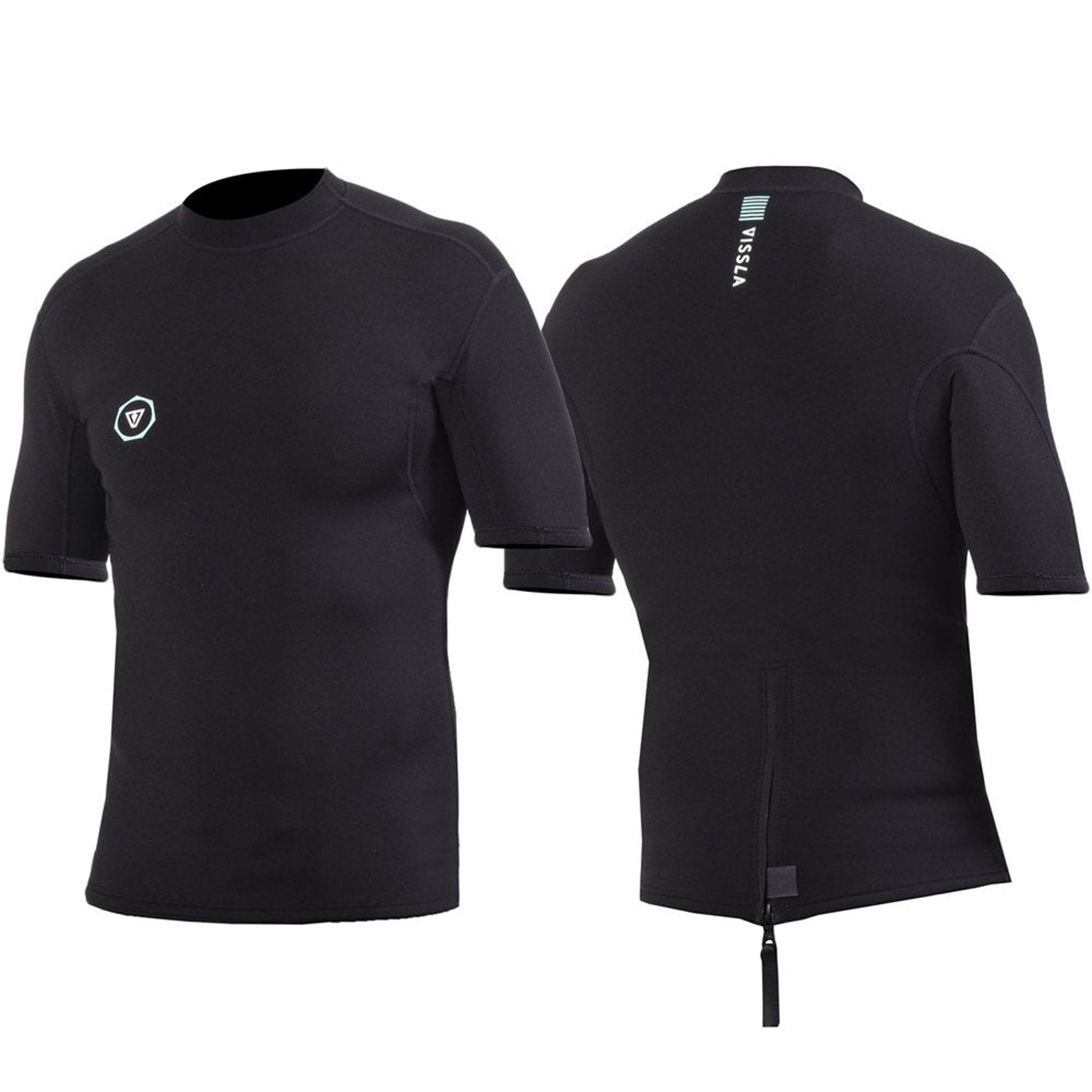1mm Men's Vissla 7 Seas Short Sleeve Jacket - Lightweight Surfing & Beachwear for Summer Outdoor Activities