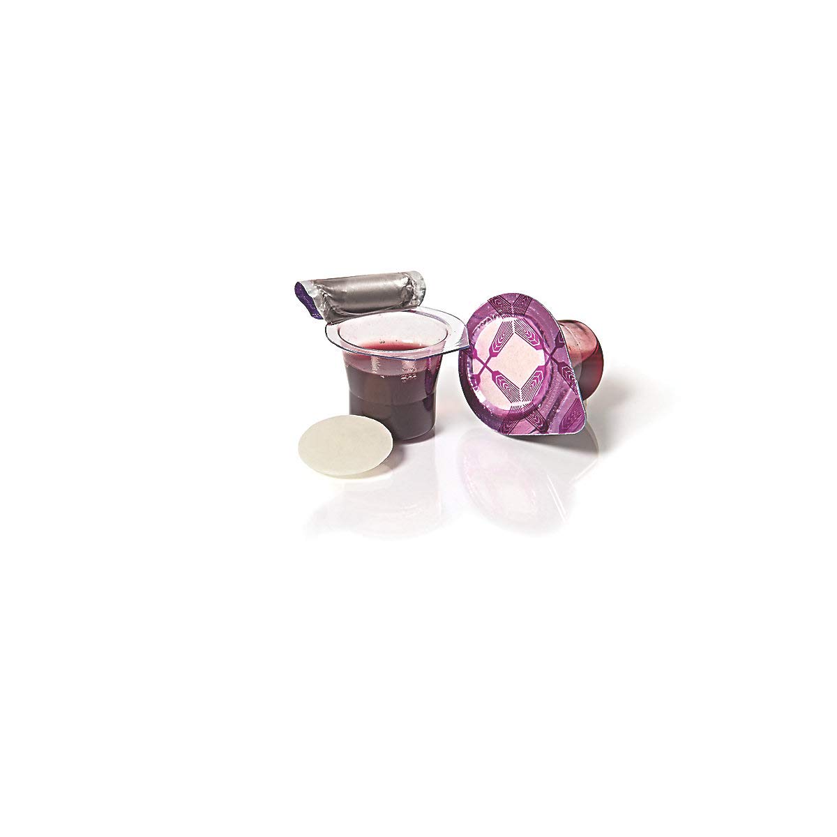 Broadman Church Supplies Pre-filled Communion Cup Set with Juice & Wafer - 250 Count for Church Services, Holy Communion, and Religious Ceremonies