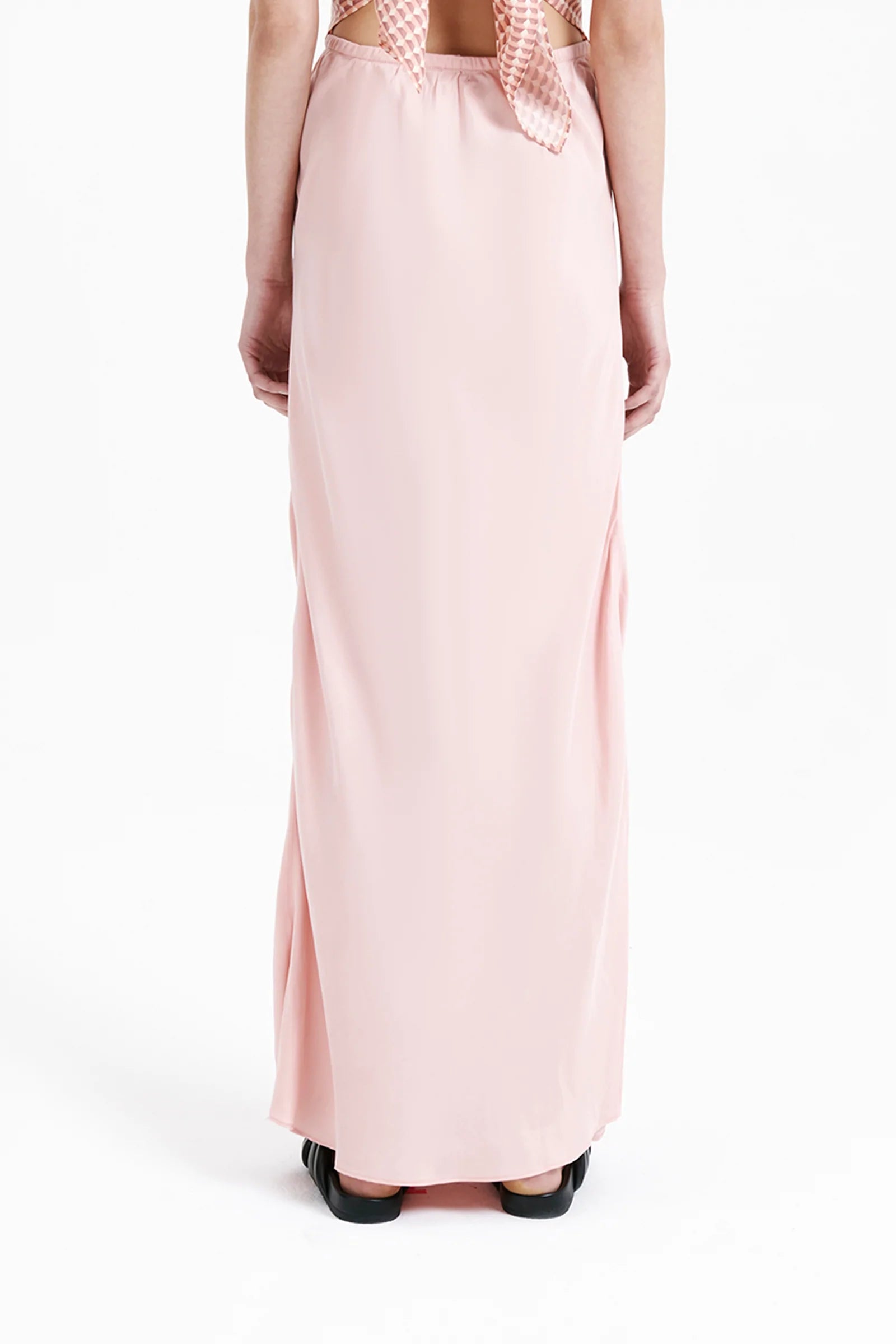 Ari Cupro Skirt - Soft & Breathable Women's Midi Skirt in Guava Color | Perfect for Summer Outfits, Beach Vacations & Casual Wear