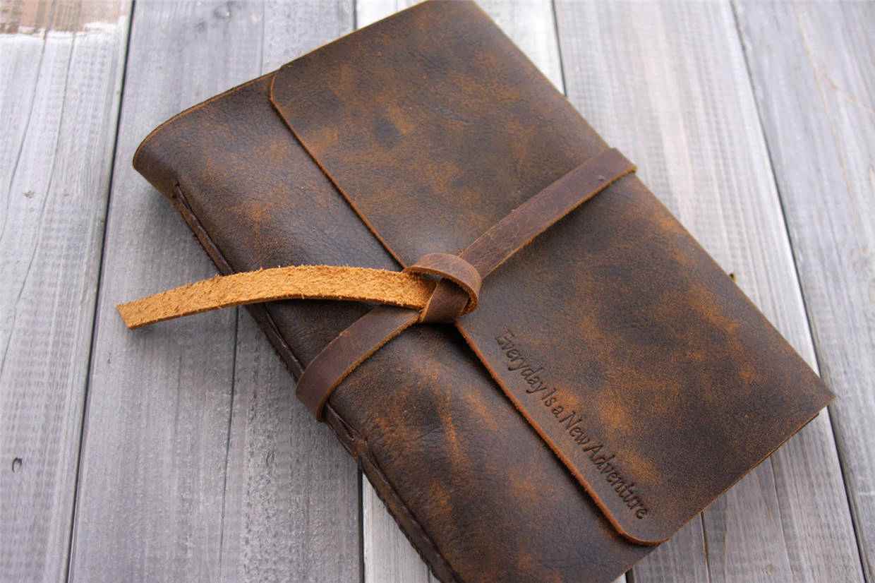 Premium Custom Large Leather Bound Journal for Writing, Sketching & Note Taking - Perfect Gift for Writers, Artists & Professionals