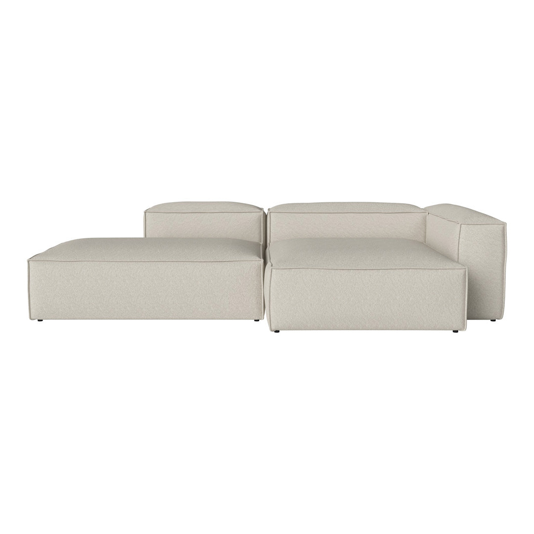 Cosima 2 Seater Sofa with Open End & Chaise - Modern Living Room Furniture for Small Spaces | Perfect for Apartments, Condos and Cozy Home Decor