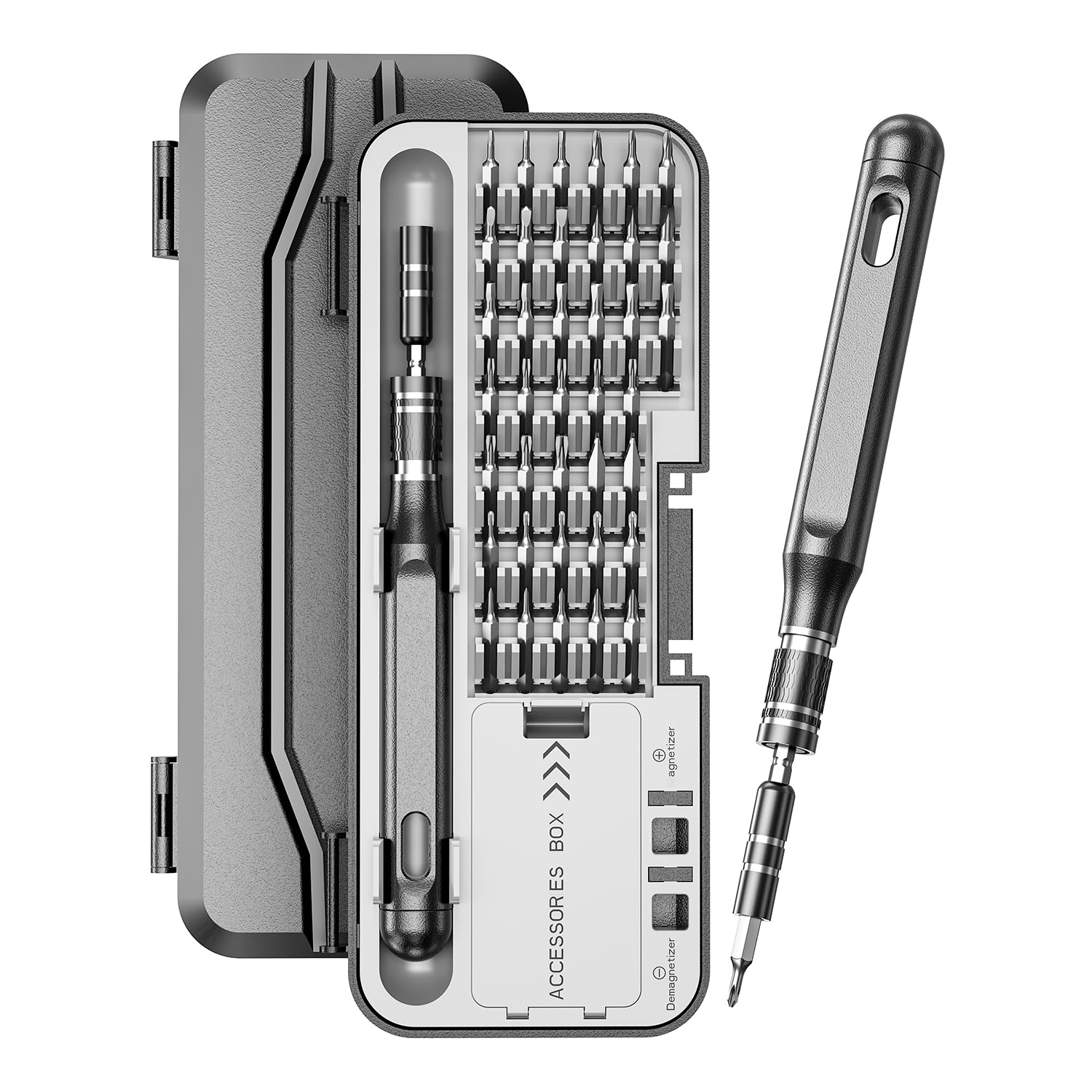 48-in-1 Magnetic Screwdriver Set - Professional Repair Tool Kit for Phones, Laptops, Watches