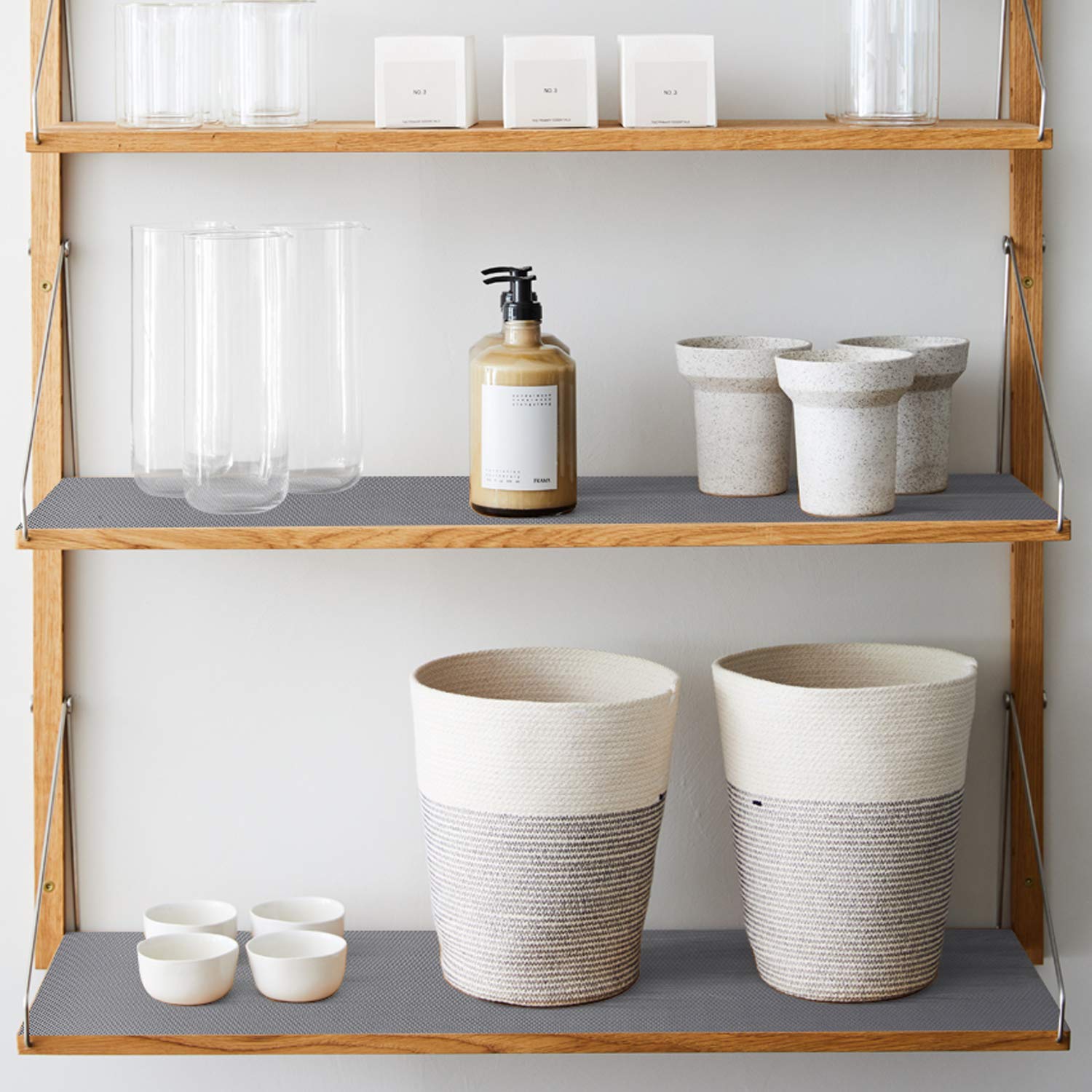 HooTown Non-Adhesive EVA Shelf Liners 11.8