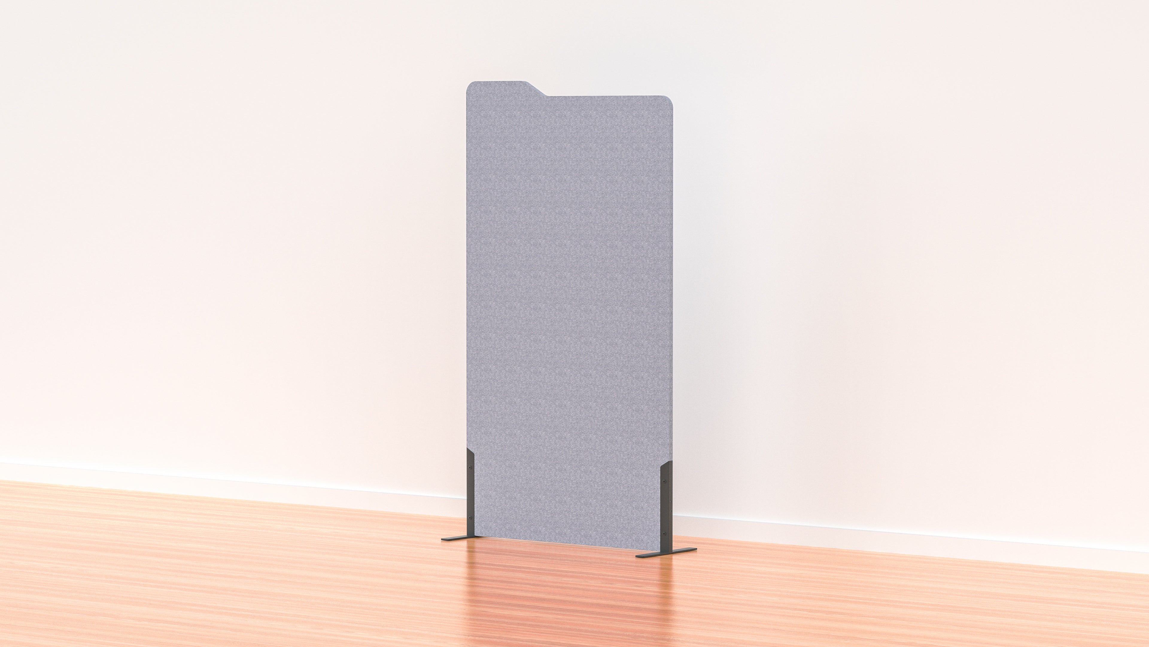 Acoustic Freestanding Partition Milford 1000x1800mm (1 Panel) with 2 Feet - Soundproof Room Divider for Office, Home, or Studio Privacy
