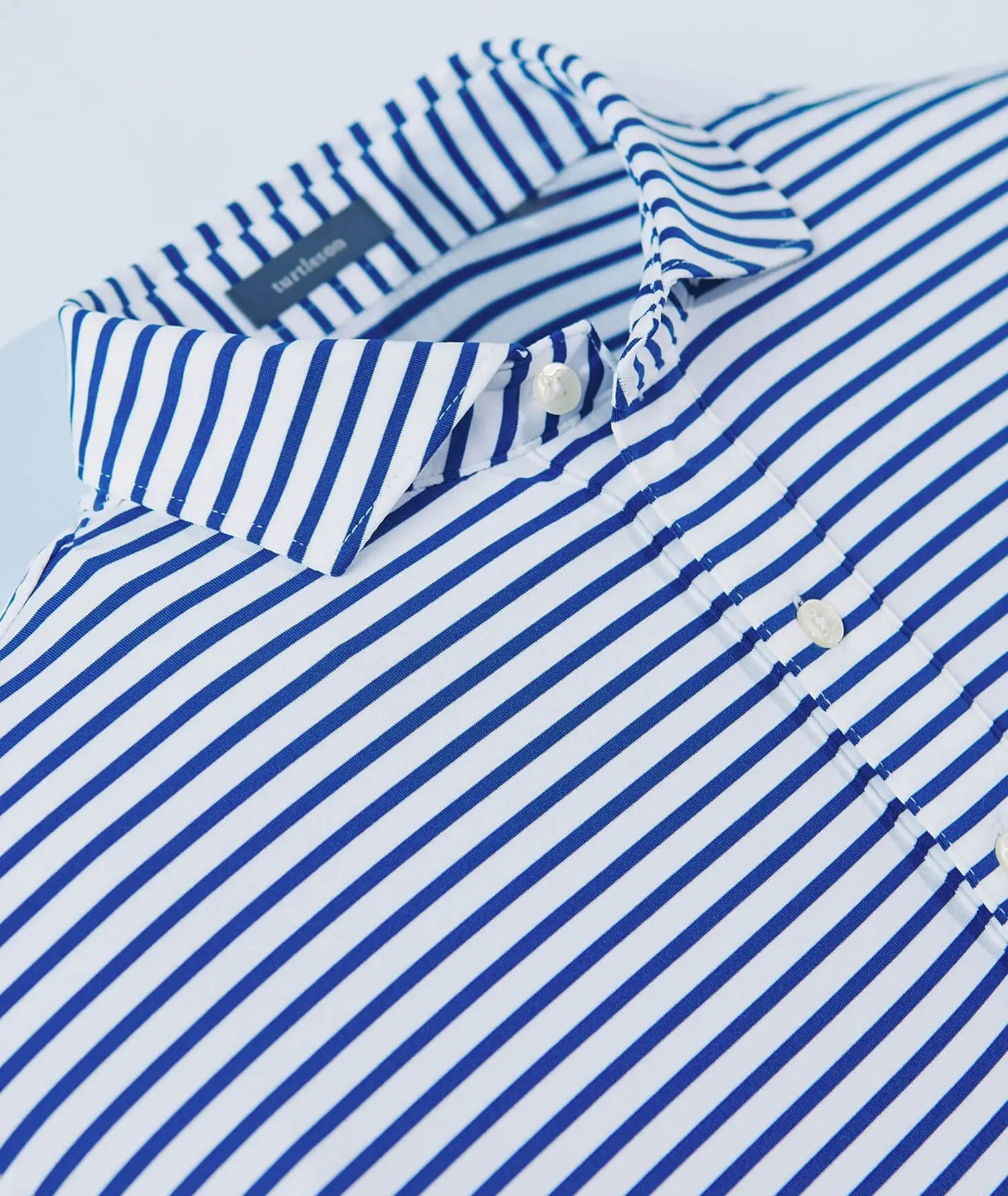 GUS Stripe Performance Polo Shirt for Men - Moisture Wicking, Breathable & Comfortable - Perfect for Golf, Tennis & Casual Wear