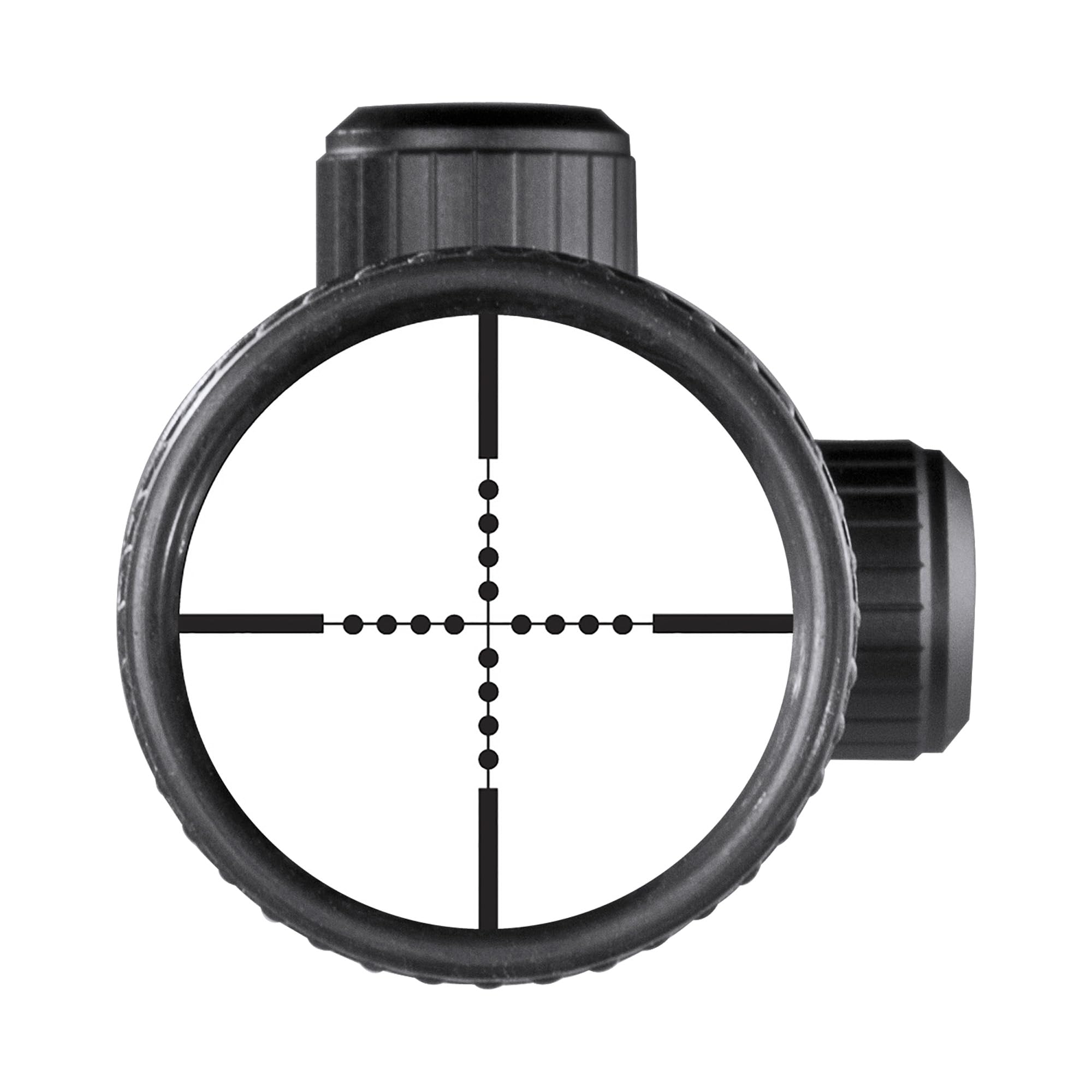 Precision Riflescope with Varmint Crosshair Reticle, Adjustable Objective & Multi-Coated Optics for Long Range Hunting, Target Shooting - Ideal for Varmint Control, Deer Hunting and Outdoor Adventures