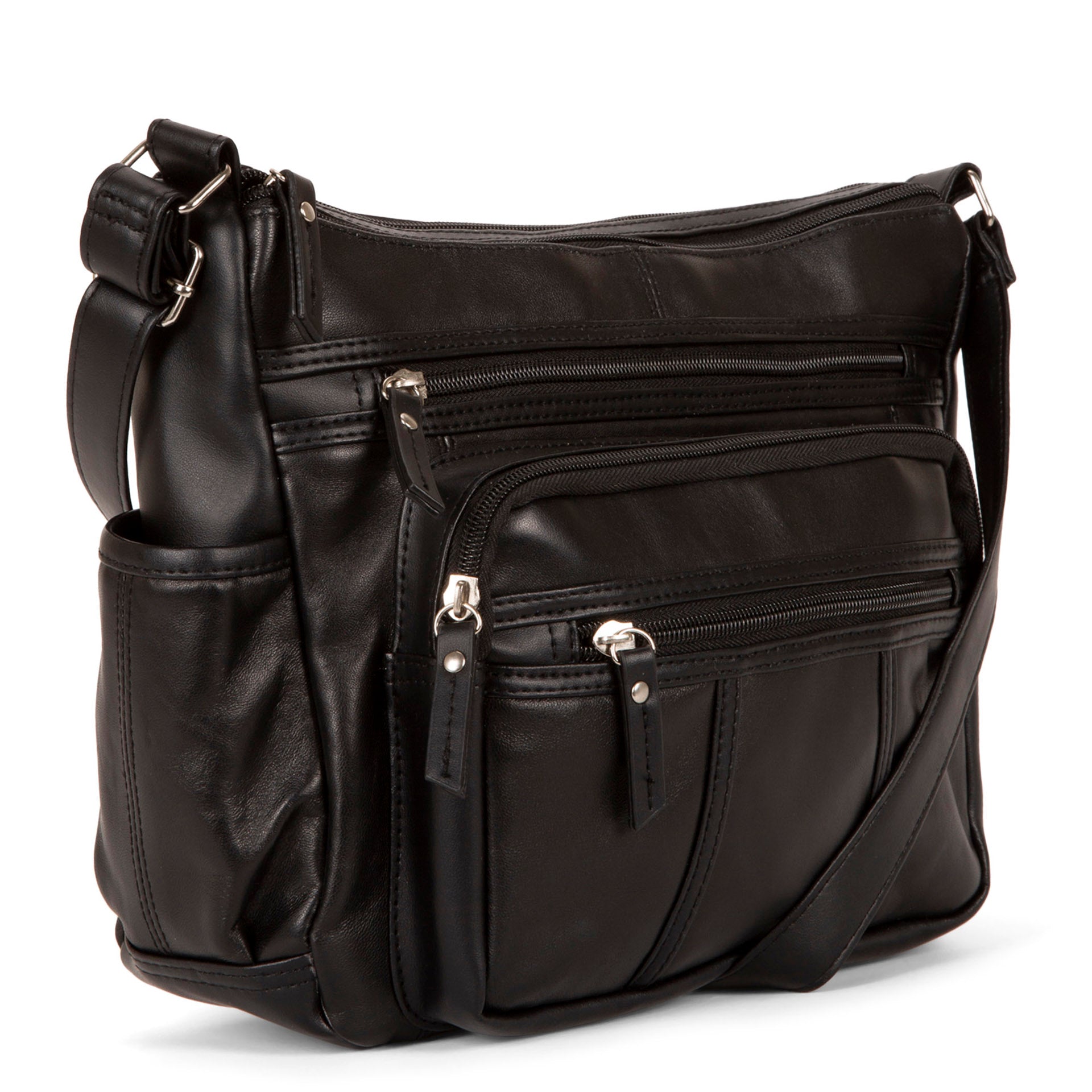 RFID Blocking Leather Crossbody Bag for Women - Anti-Theft Travel Purse for Everyday Use, Shopping & Commuting