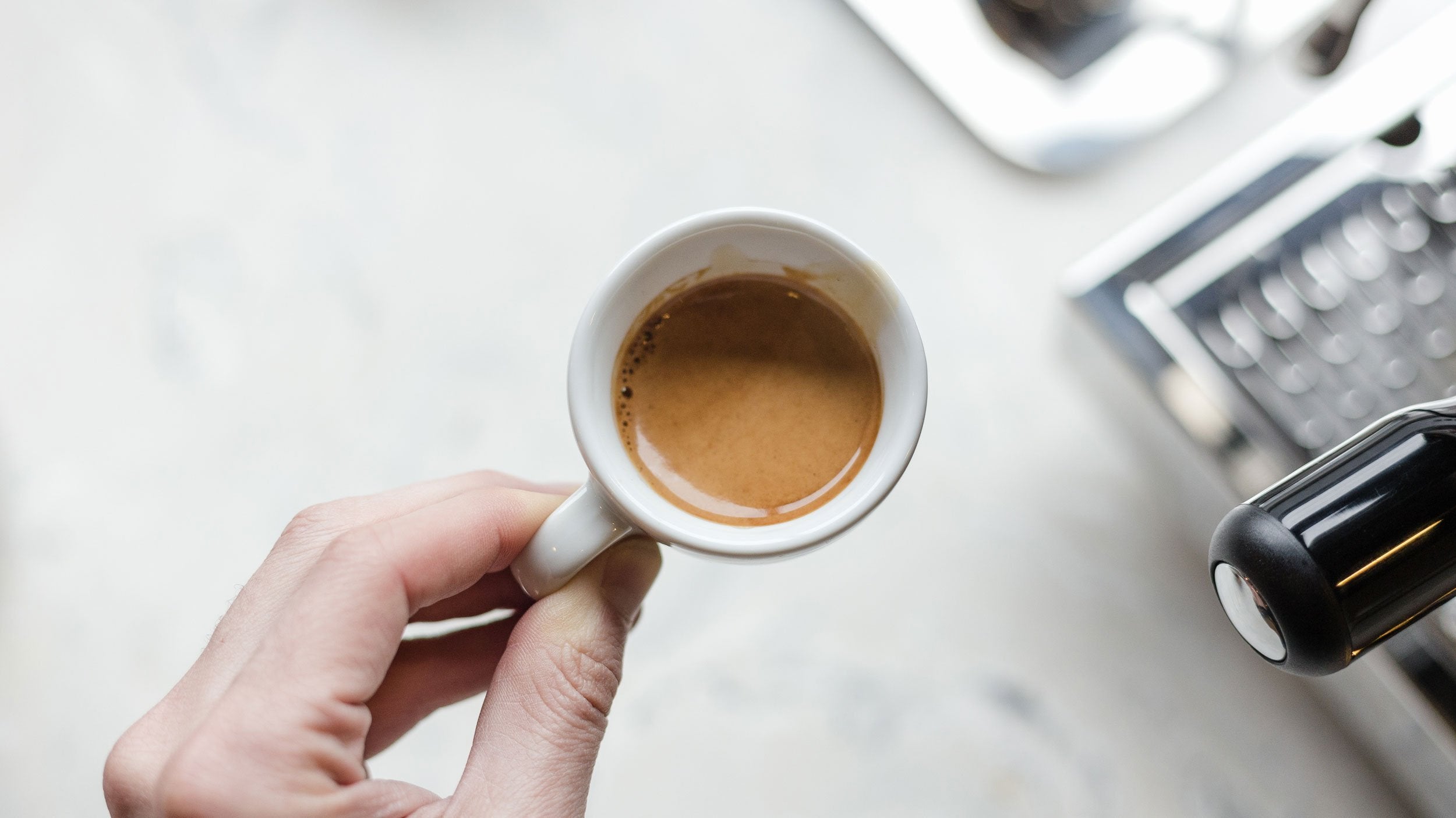 Ancap Verona Coffee Cups - Set of 6 Elegant Porcelain Espresso Cups with Saucers - Perfect for Home, Cafe & Restaurant Use