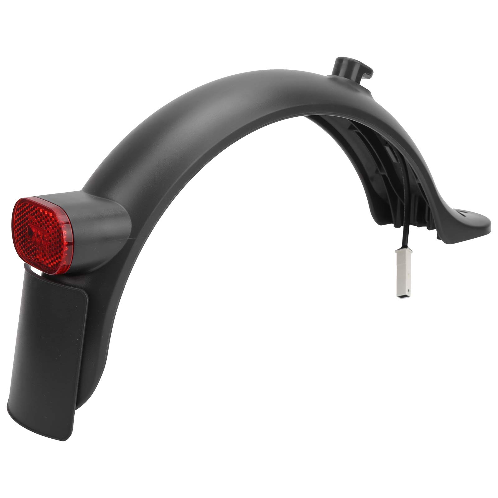 Keenso Electric Scooter Tail Mudguard with LED Light & License Plate Holder - Waterproof Rear Fender for M365 Scooter/Bike Modifications - Perfect for Urban Commuting & Wet Weather Riding