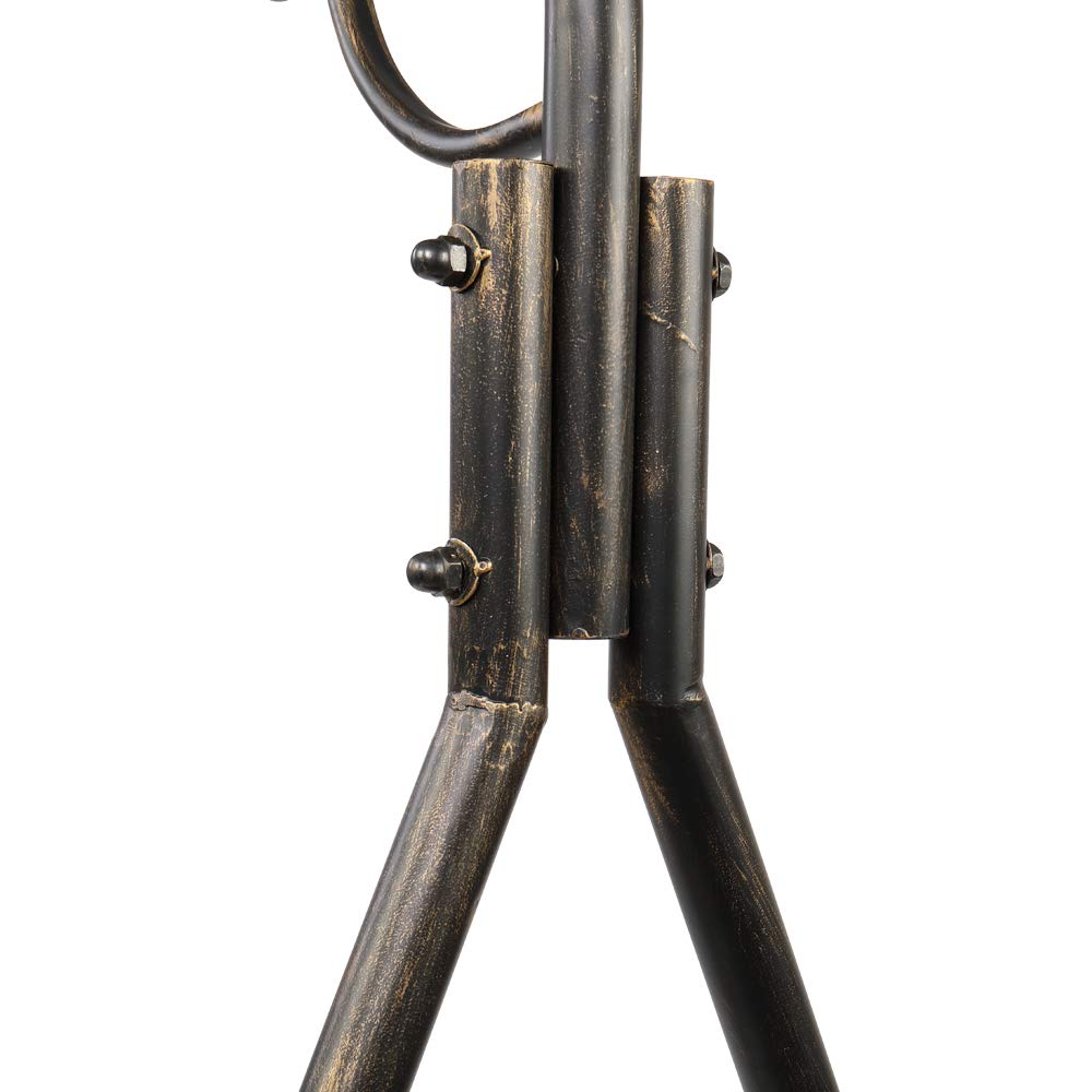 Sturdy Iron Swing Stand Frame - Bronze Outdoor Porch Swing for Patio, Garden & Backyard | Easy to Assemble, Weather-Resistant | Perfect for Relaxation, Decoration & Outdoor Leisure