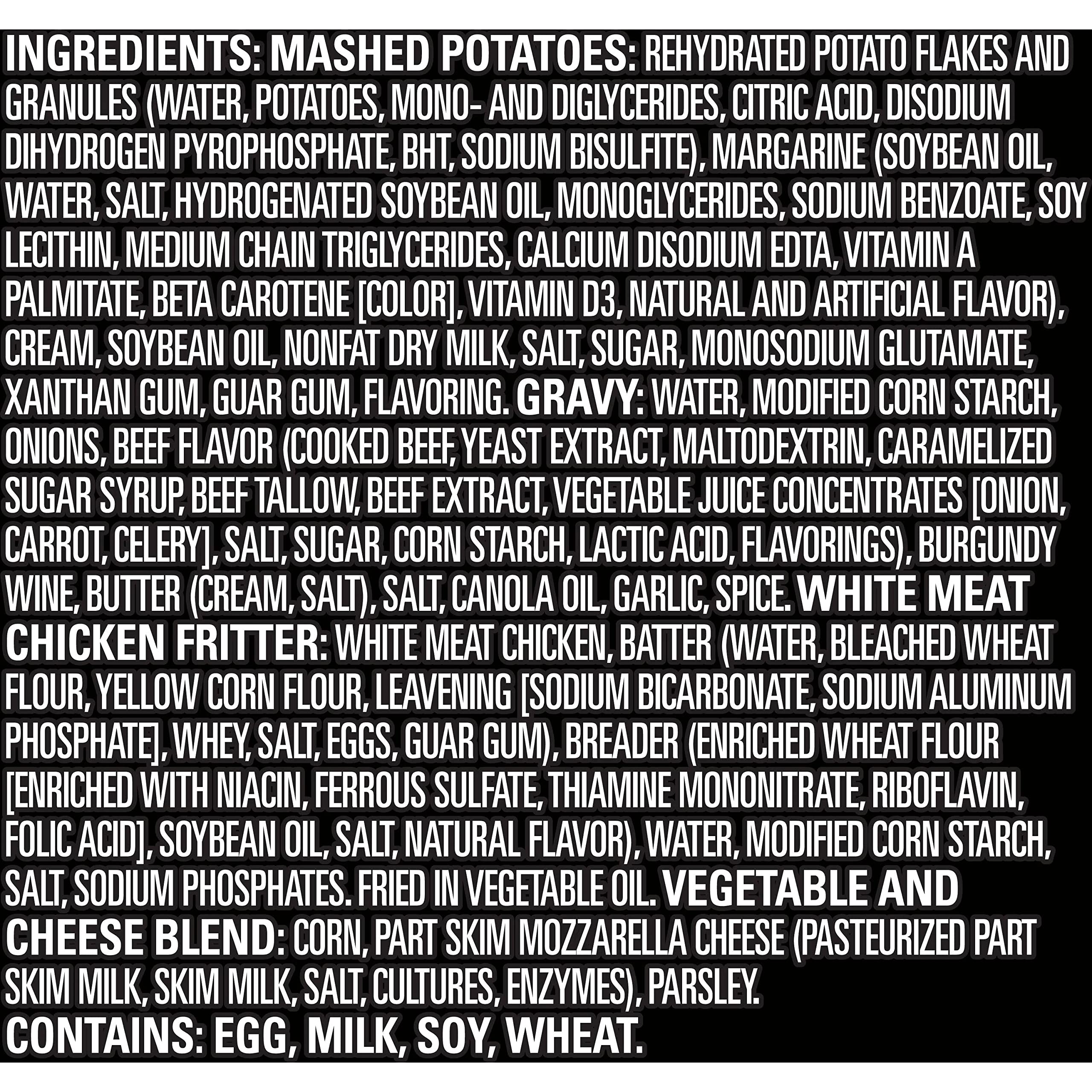 Gourmet Kitchn Banquet Mega Bowls Country Fried Chicken - High Protein Frozen Meal, 6 Pack (14 Oz Each) | Quick & Easy Dinner, Lunch, or Snack for Busy Families & Office Workers