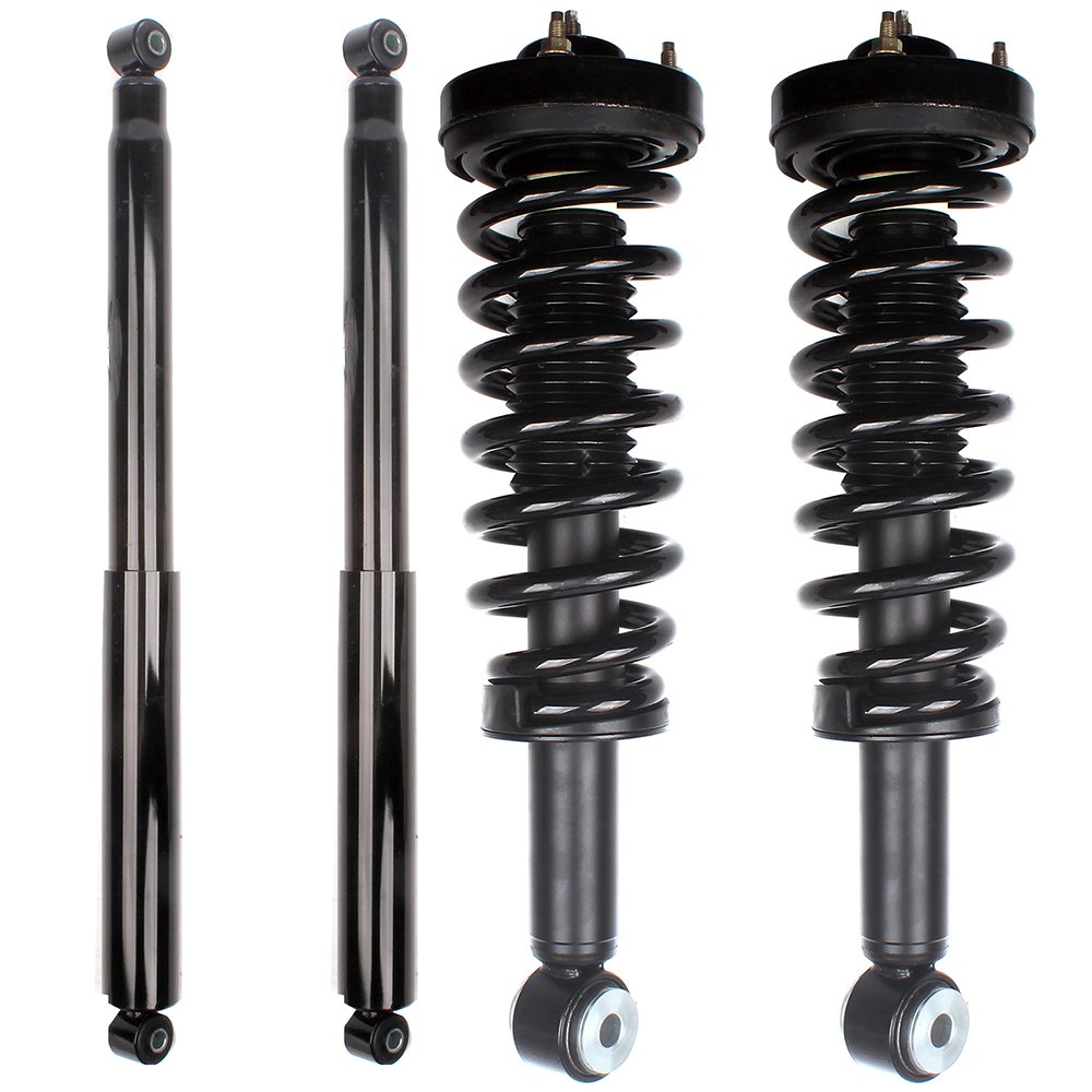LSAILON Front Strut Spring Assembly & Rear Shock Absorber 171140 911262 - Replacement for 2009-2012 Ford F-150 - Heavy Duty Suspension Upgrade for Off-Roading, Towing & Smooth Ride Comfort