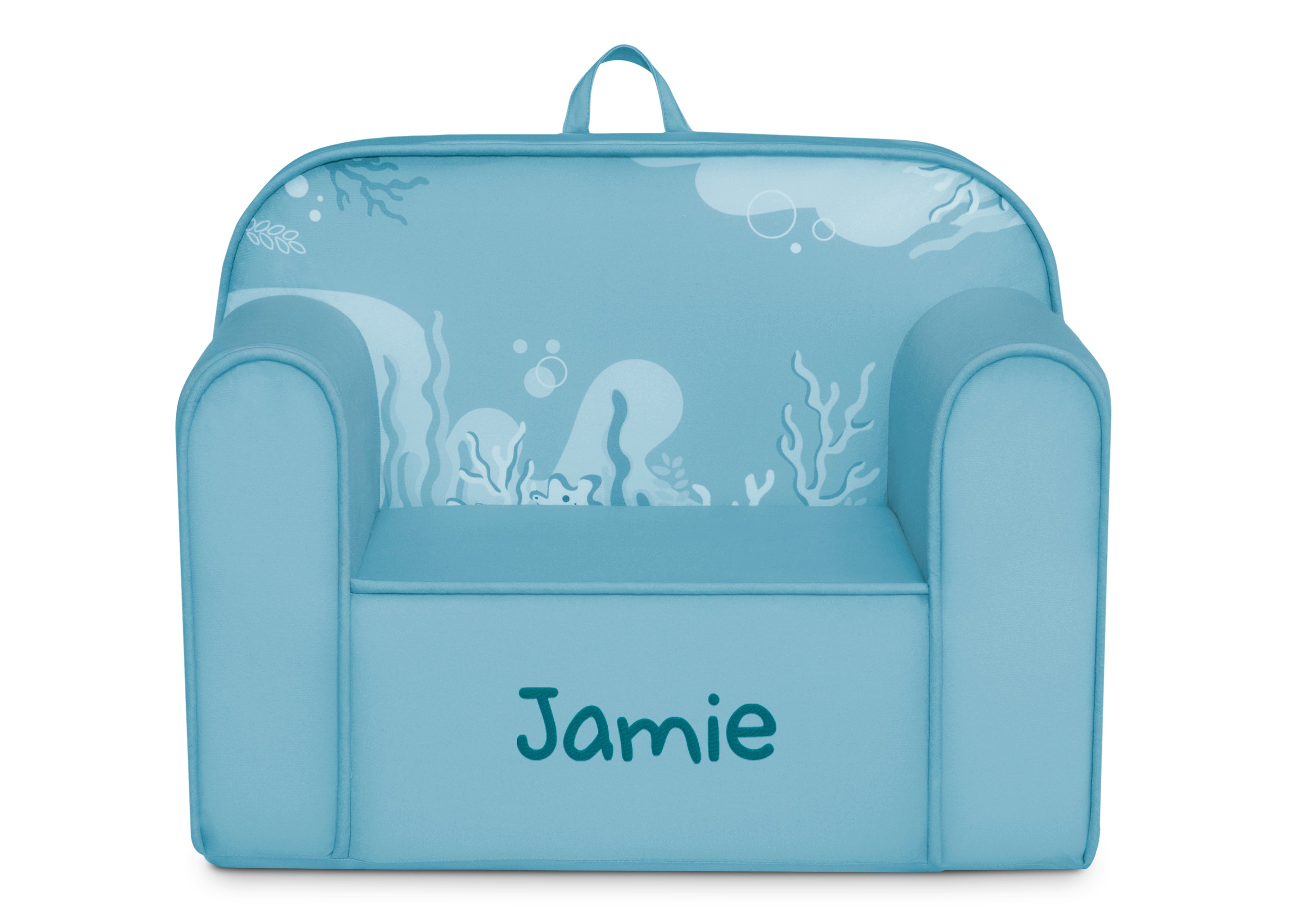 Personalized Mix & Match Cozee Kids Chair with Interchangeable Patches - Customizable Children's Chair for Playroom, Bedroom & Nursery - Perfect for Reading, Relaxing & Playtime